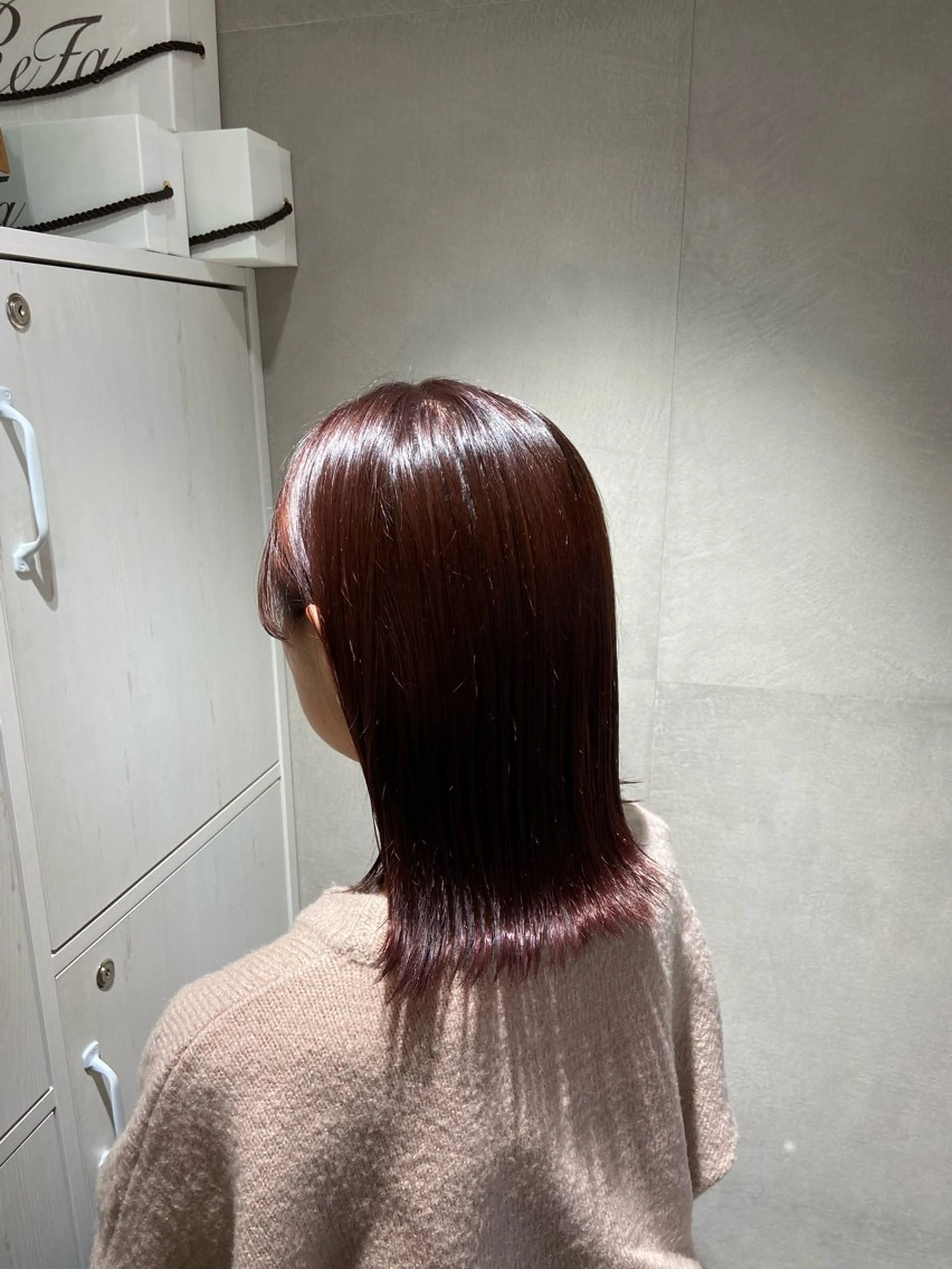 セミロング カット ヘアカラー トリートメント 髪質改善資格保持者/ ナツミのヘアスタイル