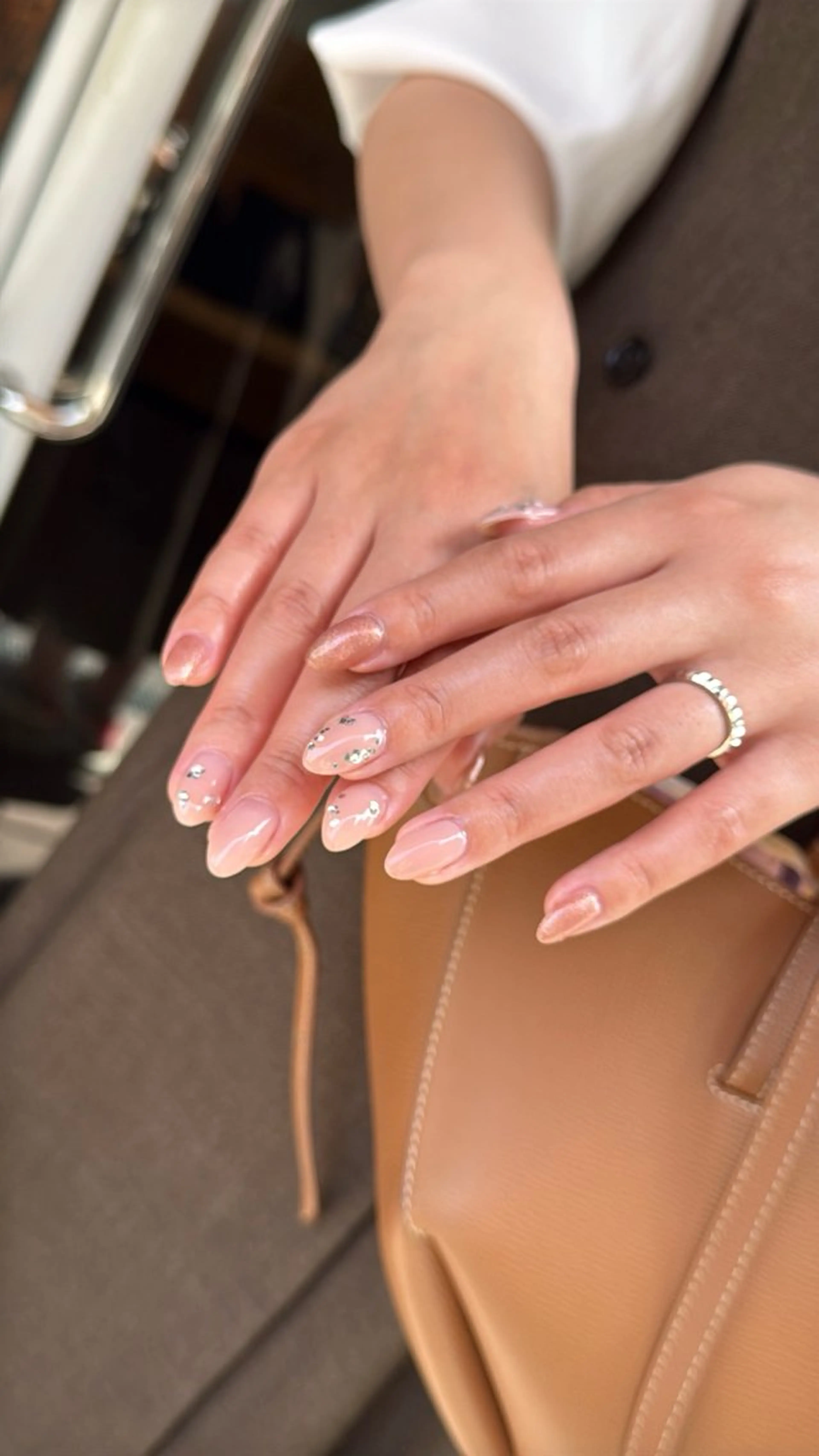 ネイル フラッシュネイル フラッシュマグ フットネイル フレンチネイル 韓国ネイル ハンドネイル SAKU nail 作島茜のネイルデザイン