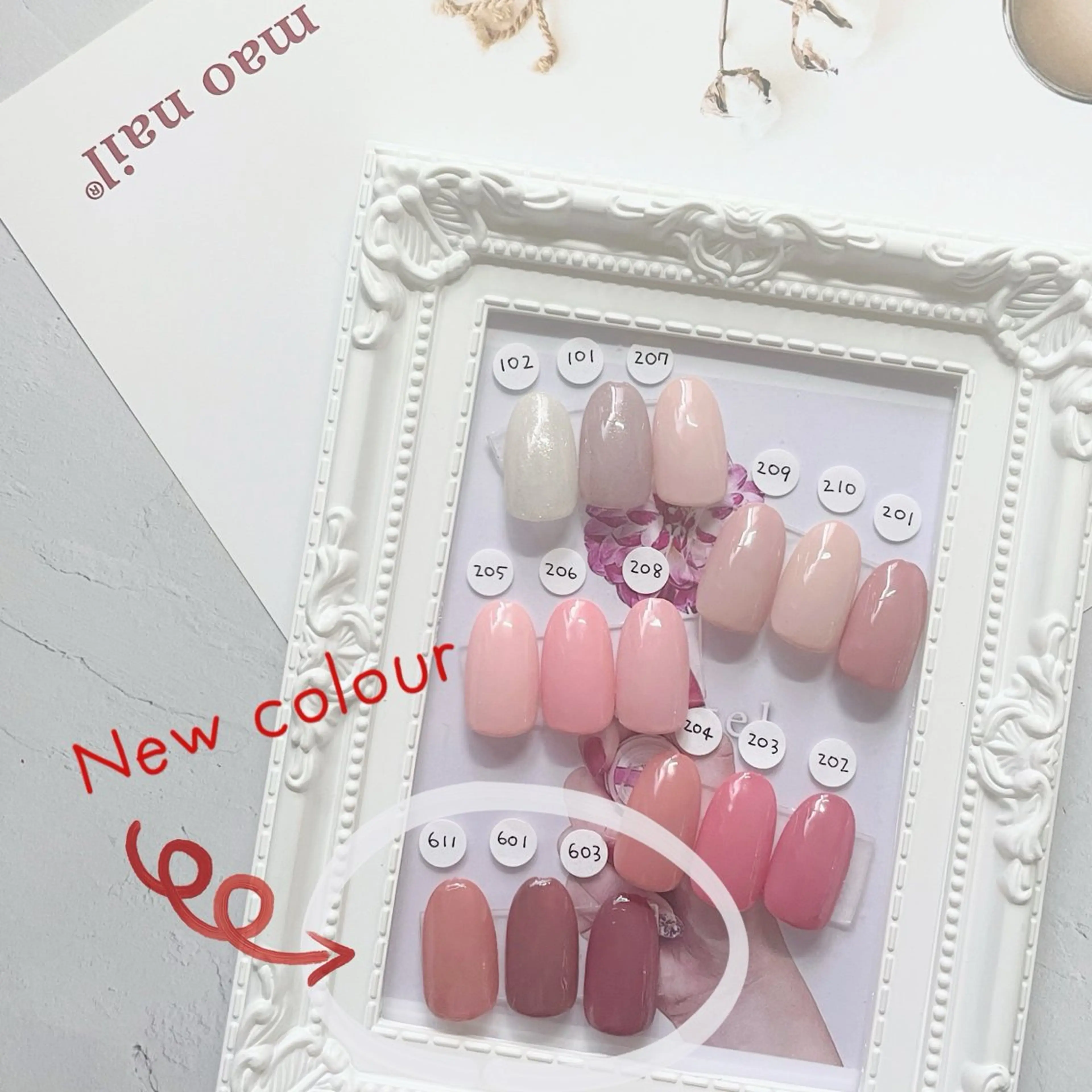 ネイル ジェルネイル ハート ワンカラーネイル mina Nailのネイルデザイン