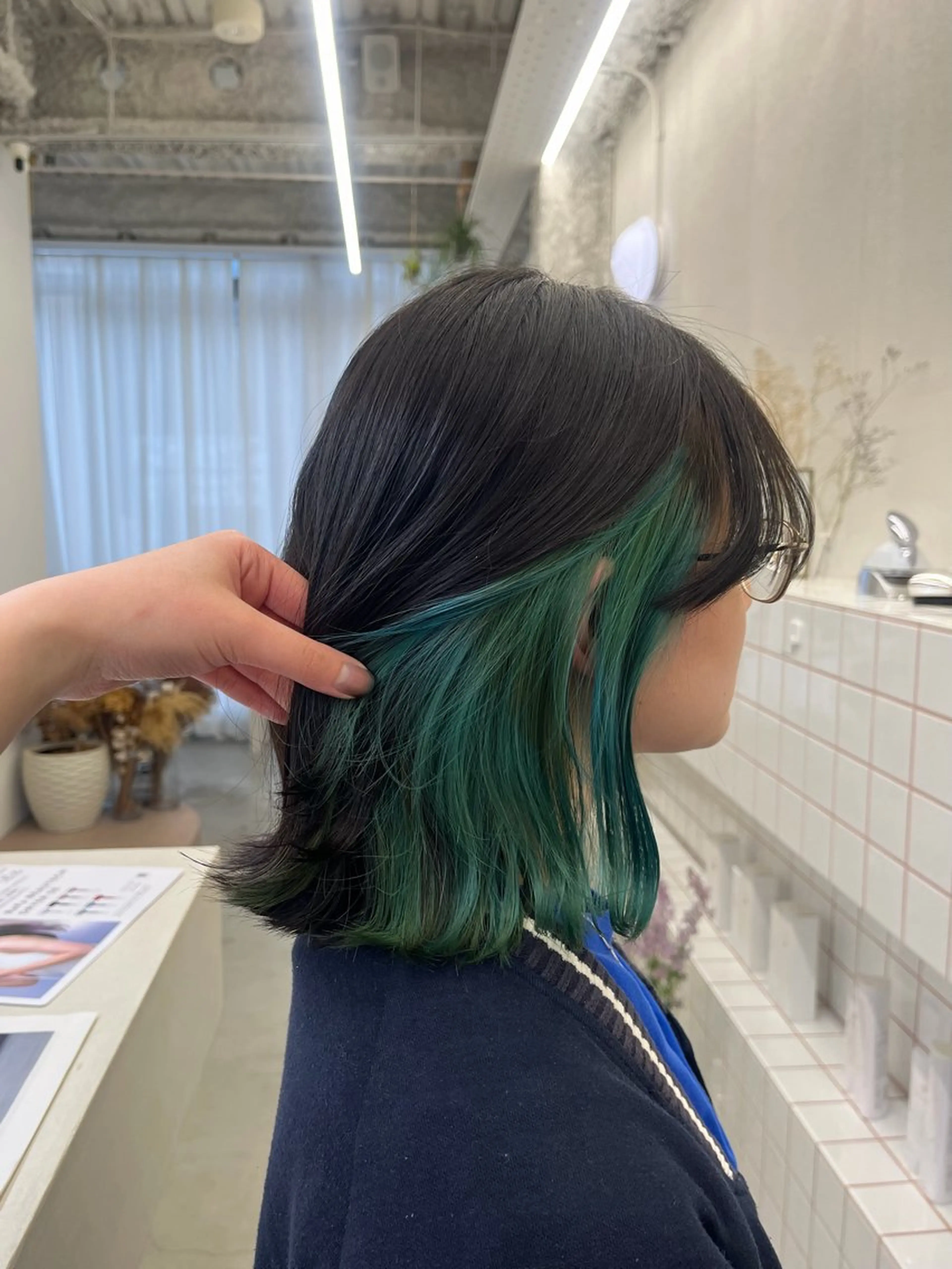 ショート カラー ヘアカラー トリートメント 🌼花屋併設🌼 木下奈々望のヘアスタイル