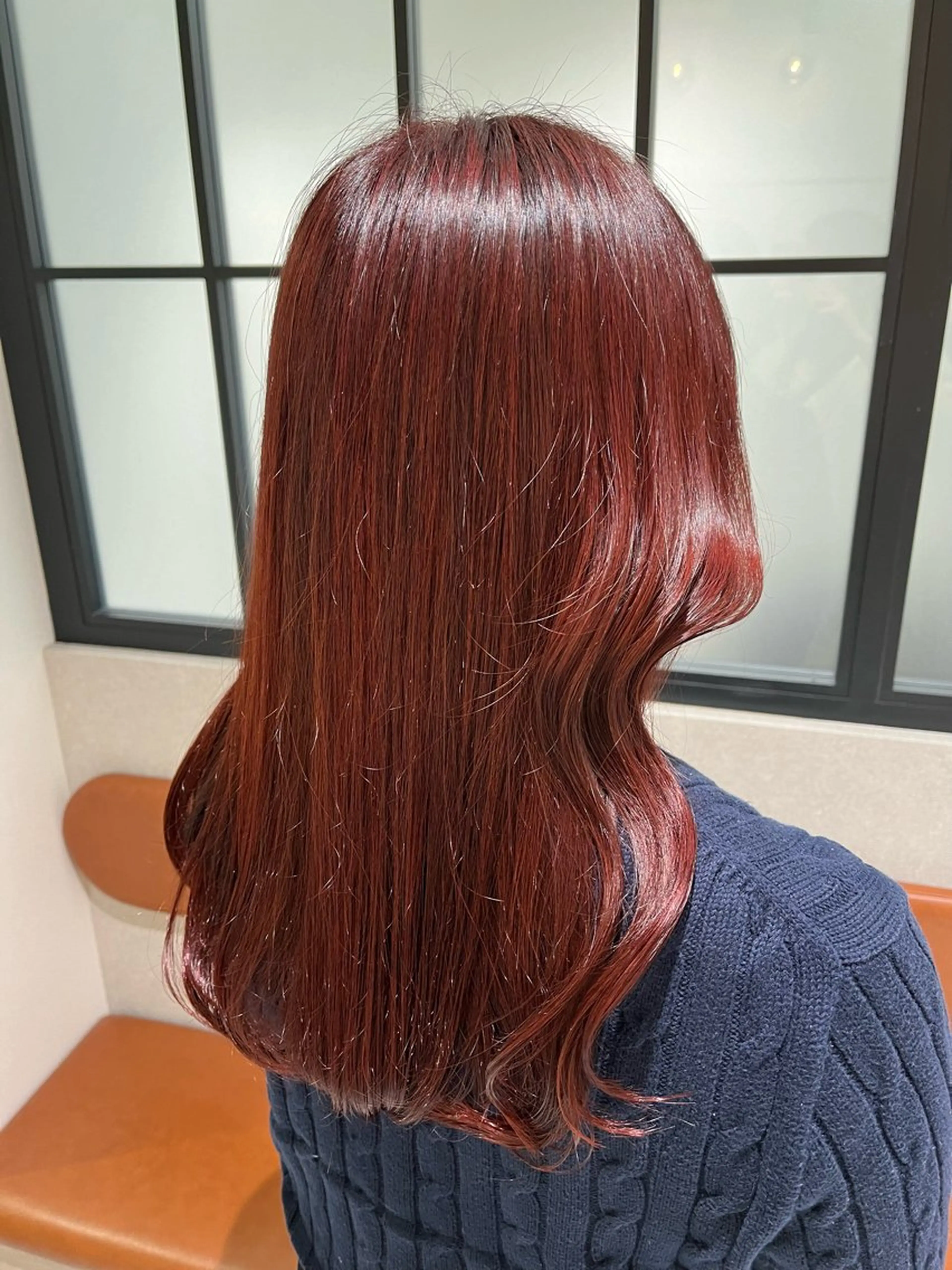 ロング カラー ブリーチ ブラウンカラー カシス ブリーチなしカラー ピンクカラー Eleanor 池袋 🧸Madoka🧸のヘアスタイル