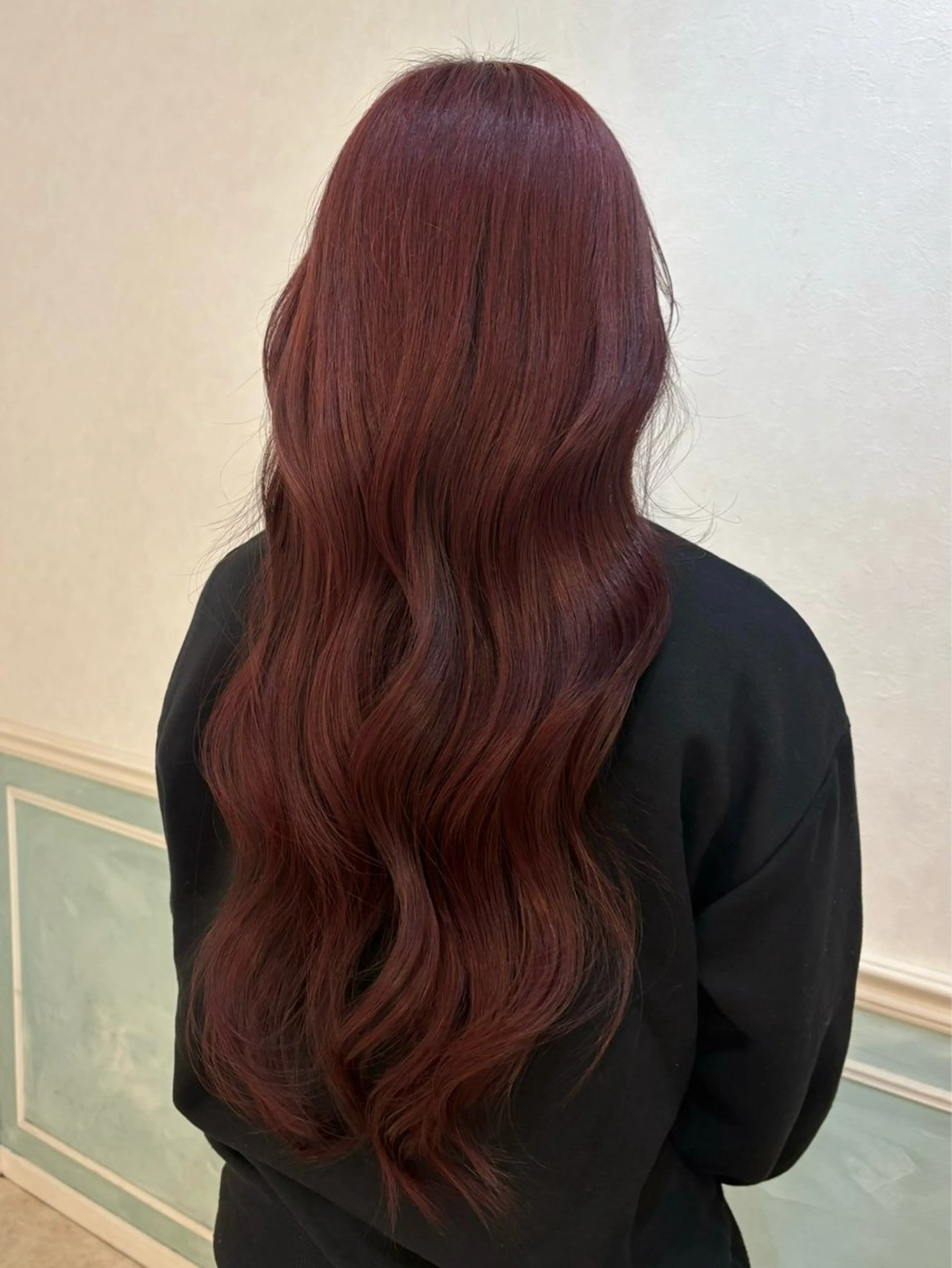 ロング カラー 艶感暖色カラー🥀/ レイヤー / れいかのヘアスタイル