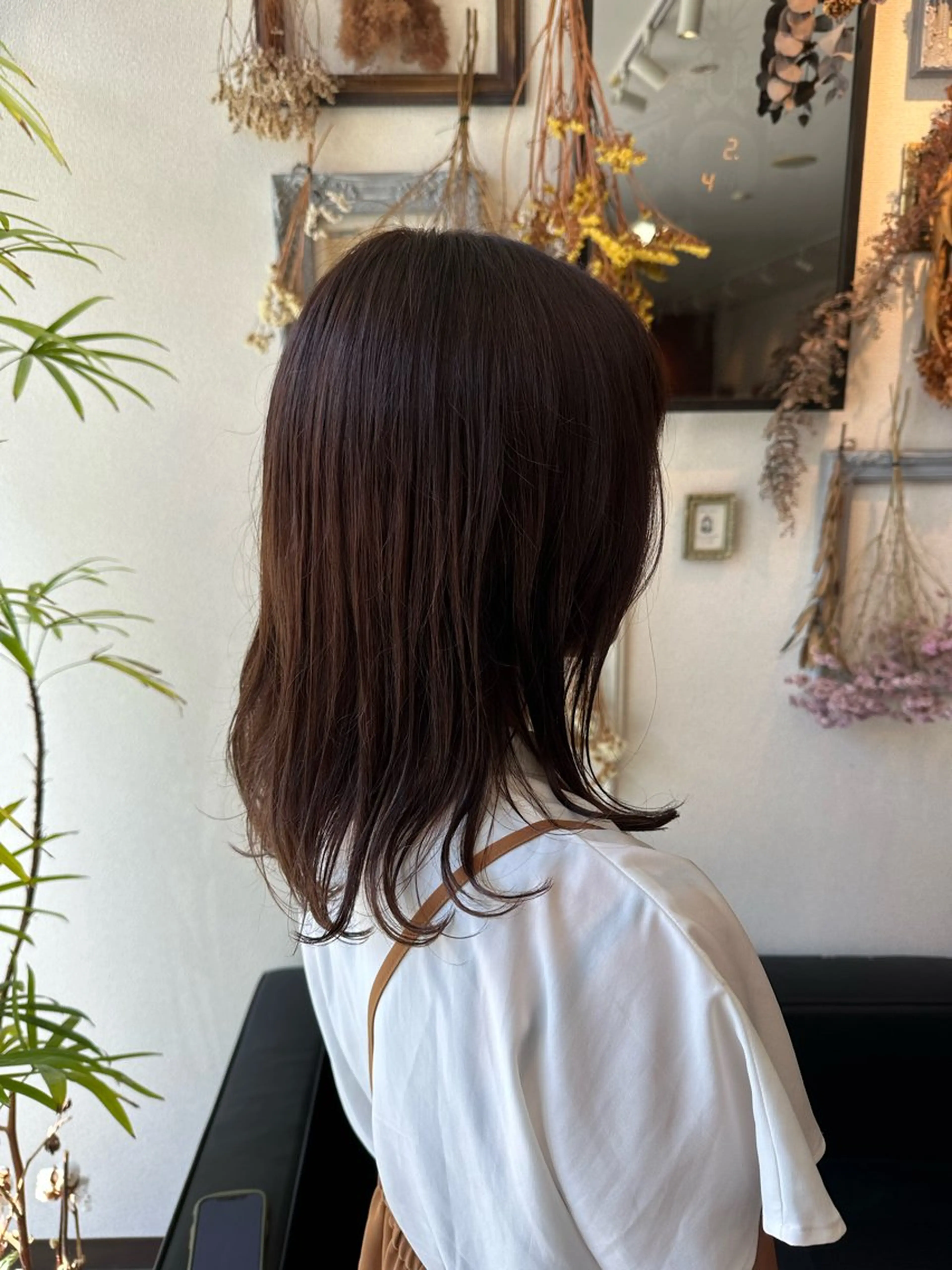 ミディアム カラー ミディアムパーマ カット ヘアカラー 大人かわいいインナー カラー/菊池柊真🎨のヘアスタイル