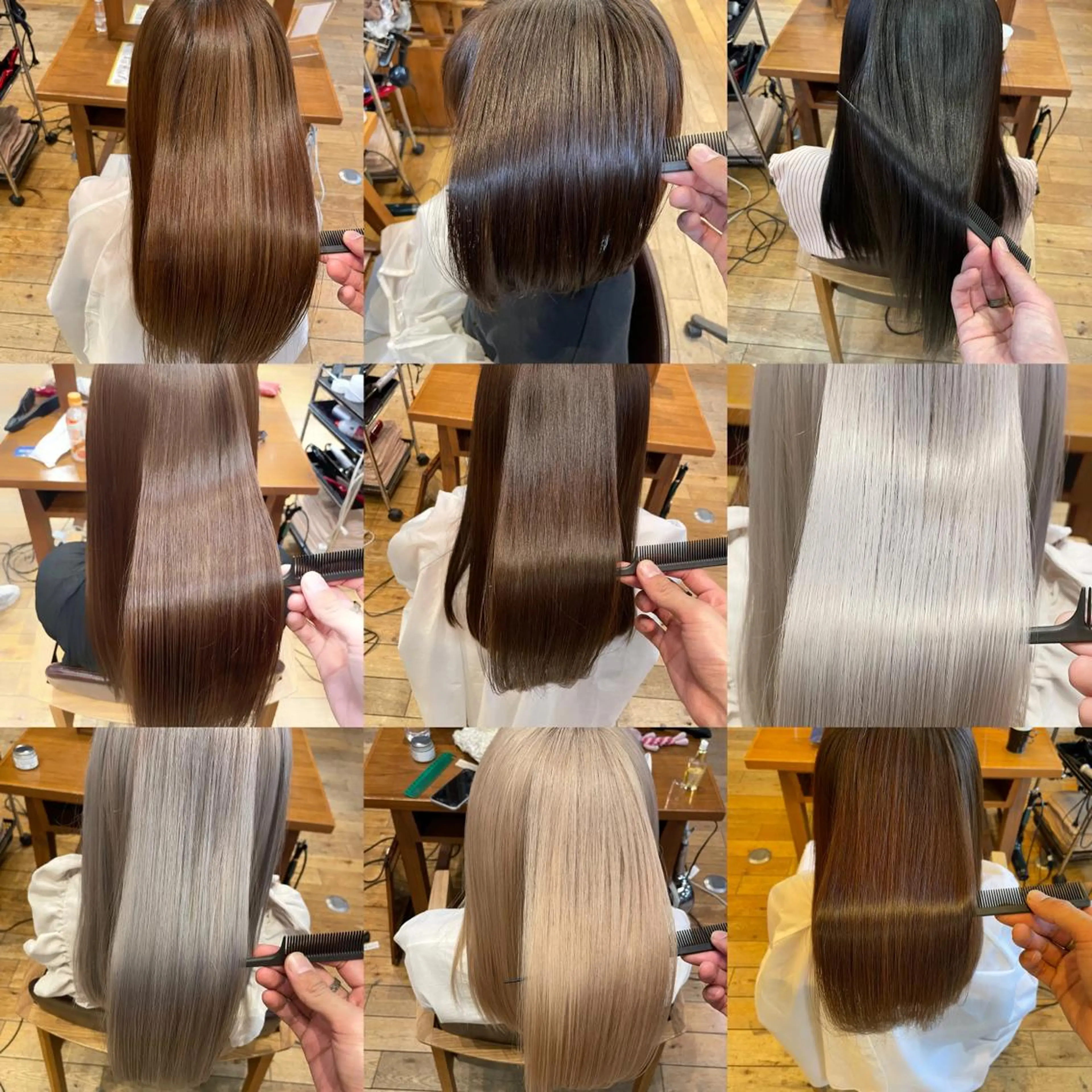 ロング カラー パーマ 髪質改善🌸縮毛矯正 専門家💖後藤のヘアスタイル