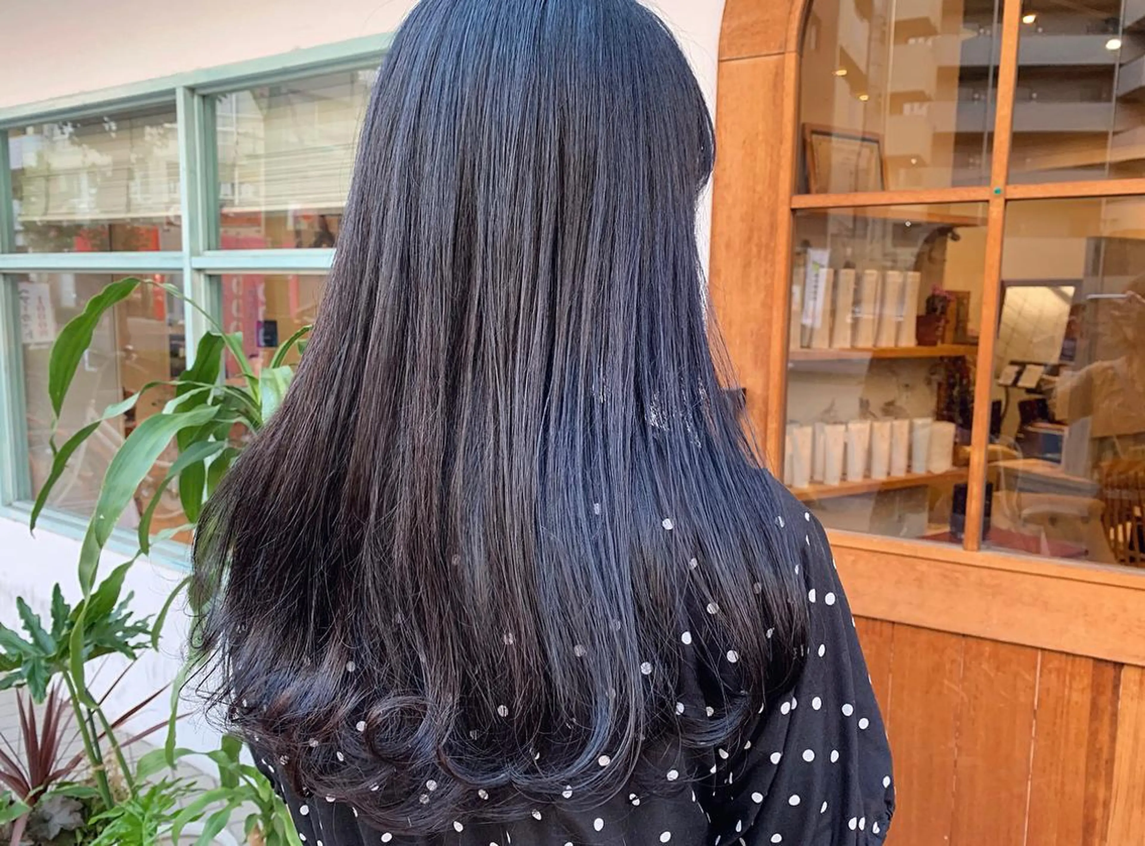 💟うる艶カラー  +  3STEPトリートメントの写真