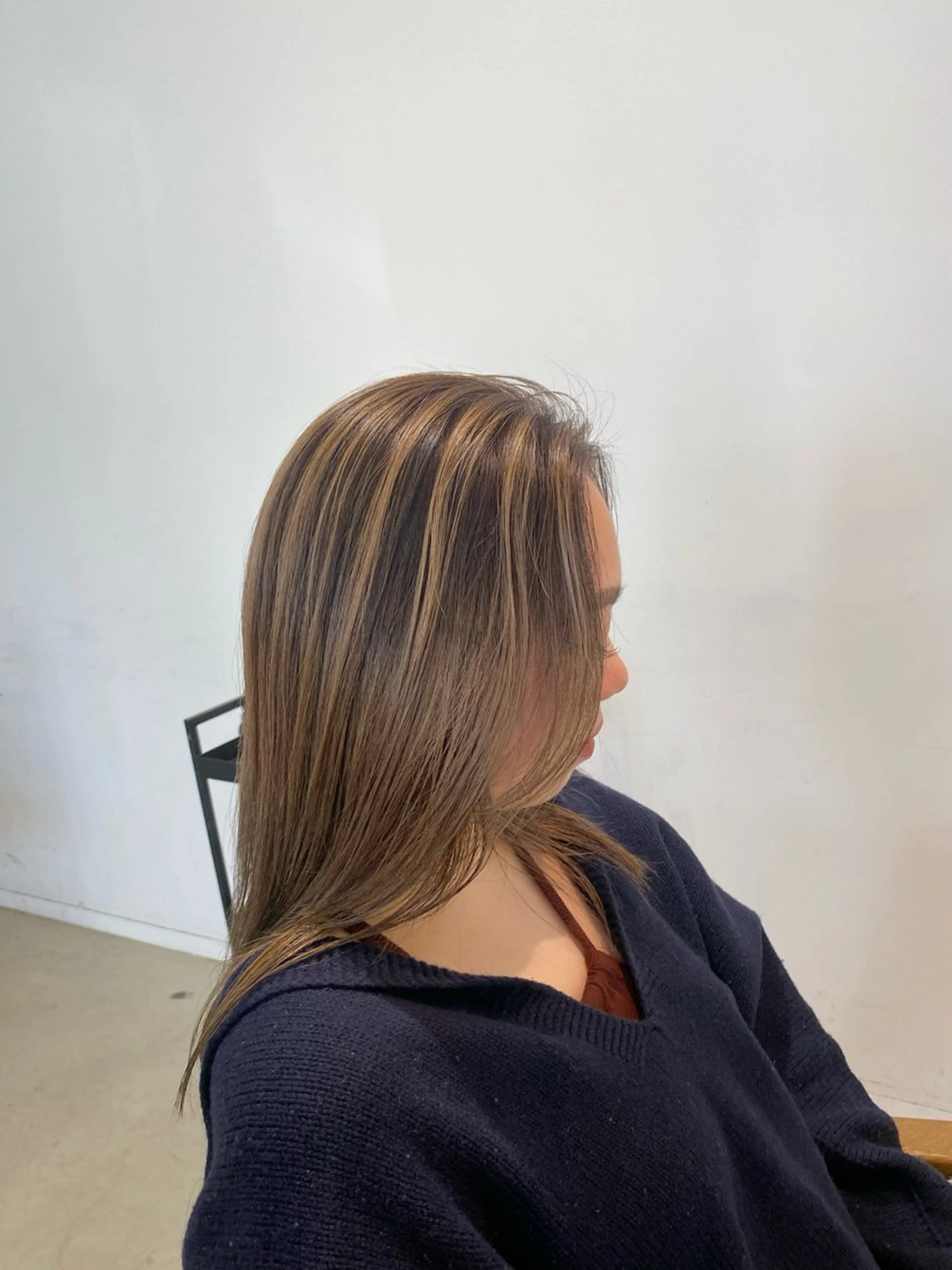 セミロング カラー yate'/ Wカラー/小出捷也のヘアスタイル