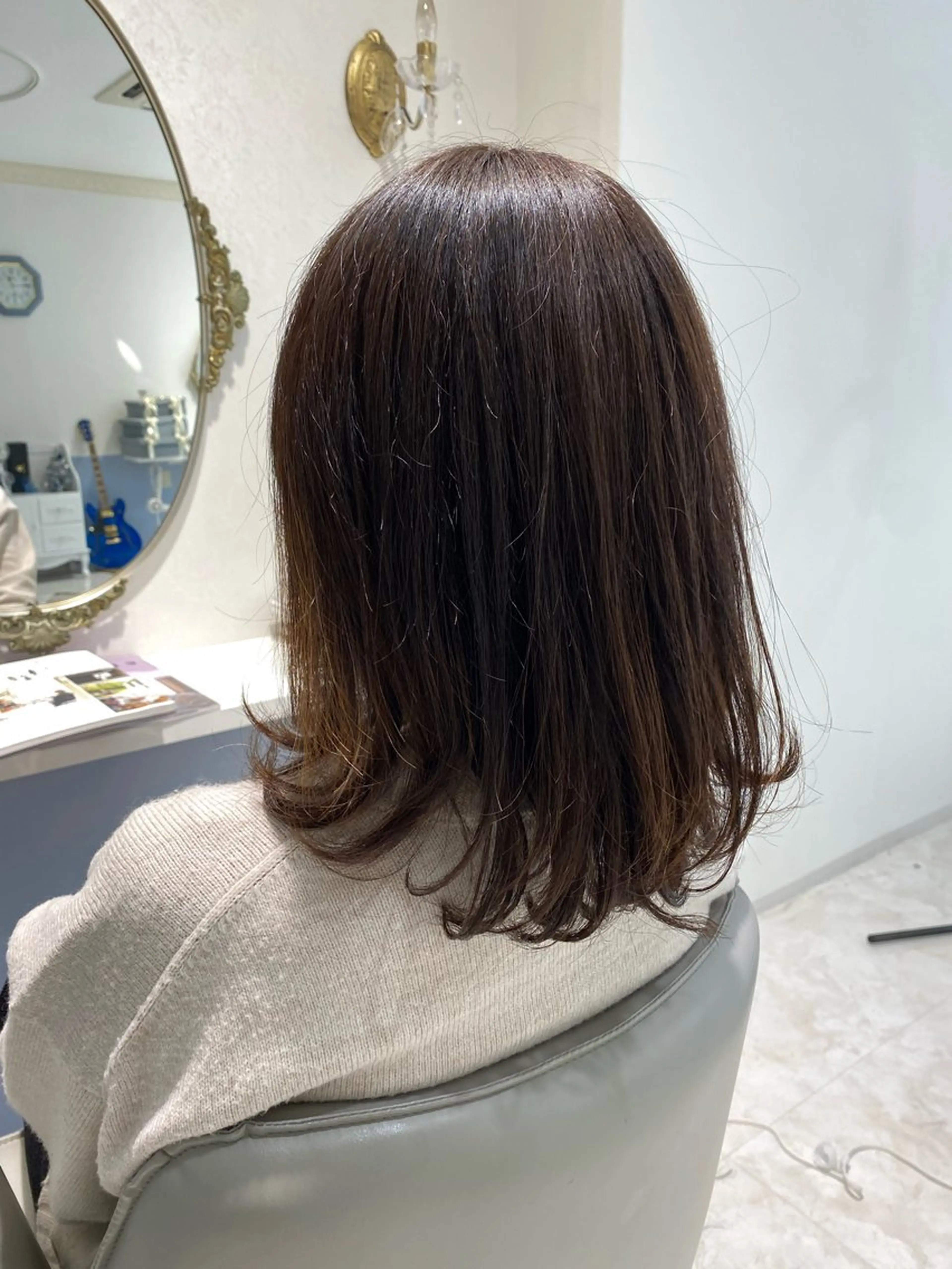 ミディアム カラー MASUMI／ 川西能勢口LUMIAのヘアスタイル