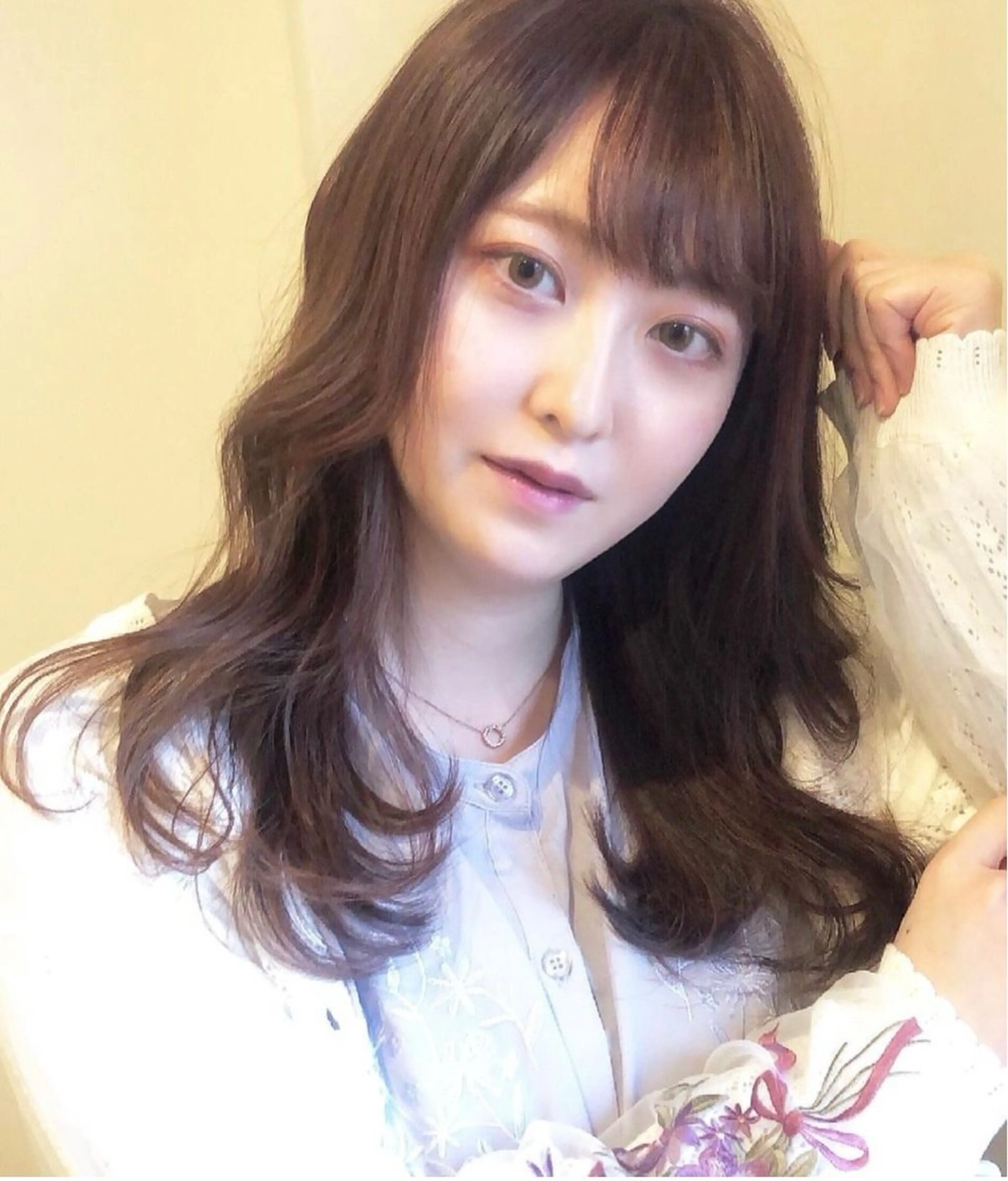 ロング カラー ヘアカラー 朝野 美華/暖色カラーのヘアスタイル