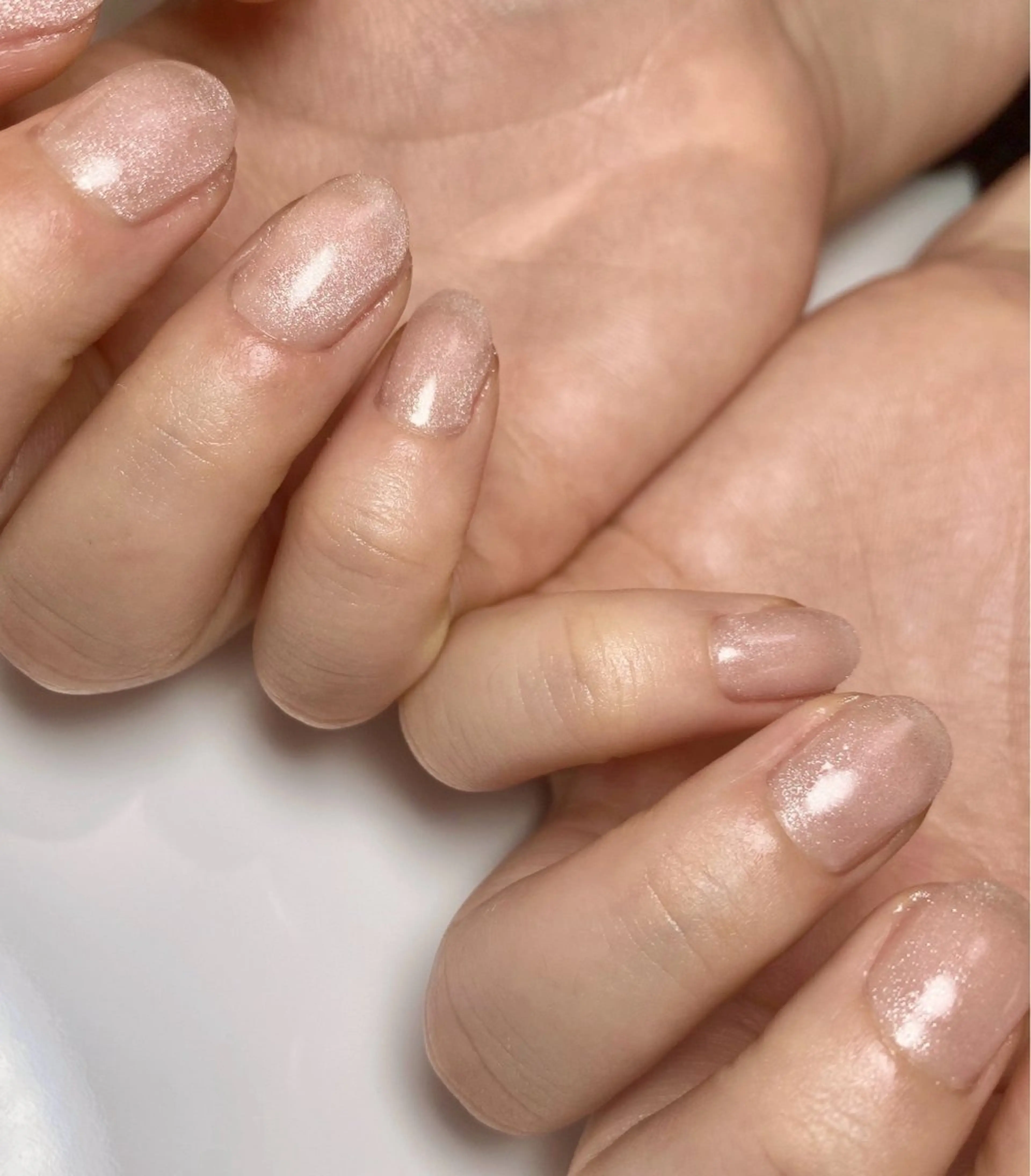 ネイル マグネットネイル オフィスネイル ハンドネイル Nail Salon K 🧸美爪育成のネイルデザイン