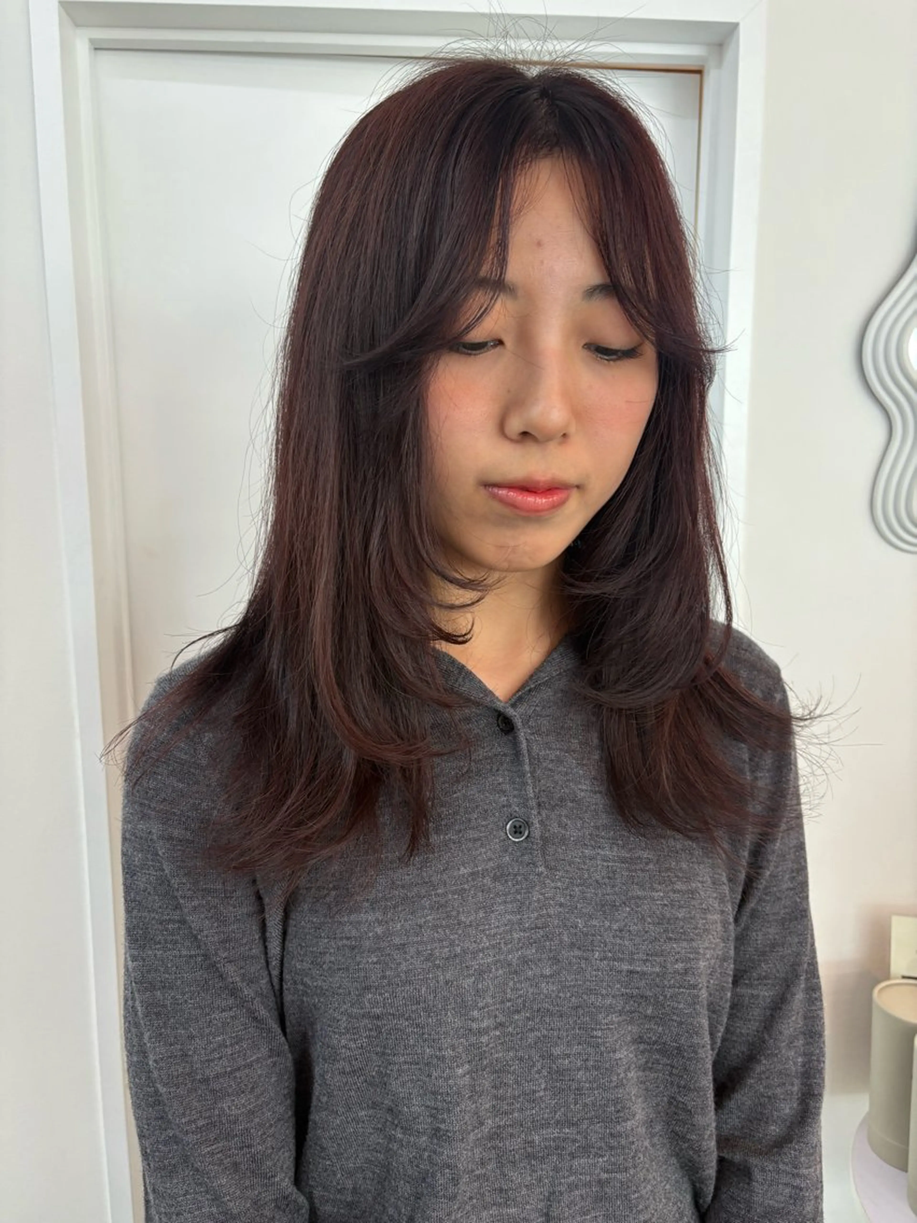 セミロング カラー ichika/福岡 /透明感カラー🤎のヘアスタイル