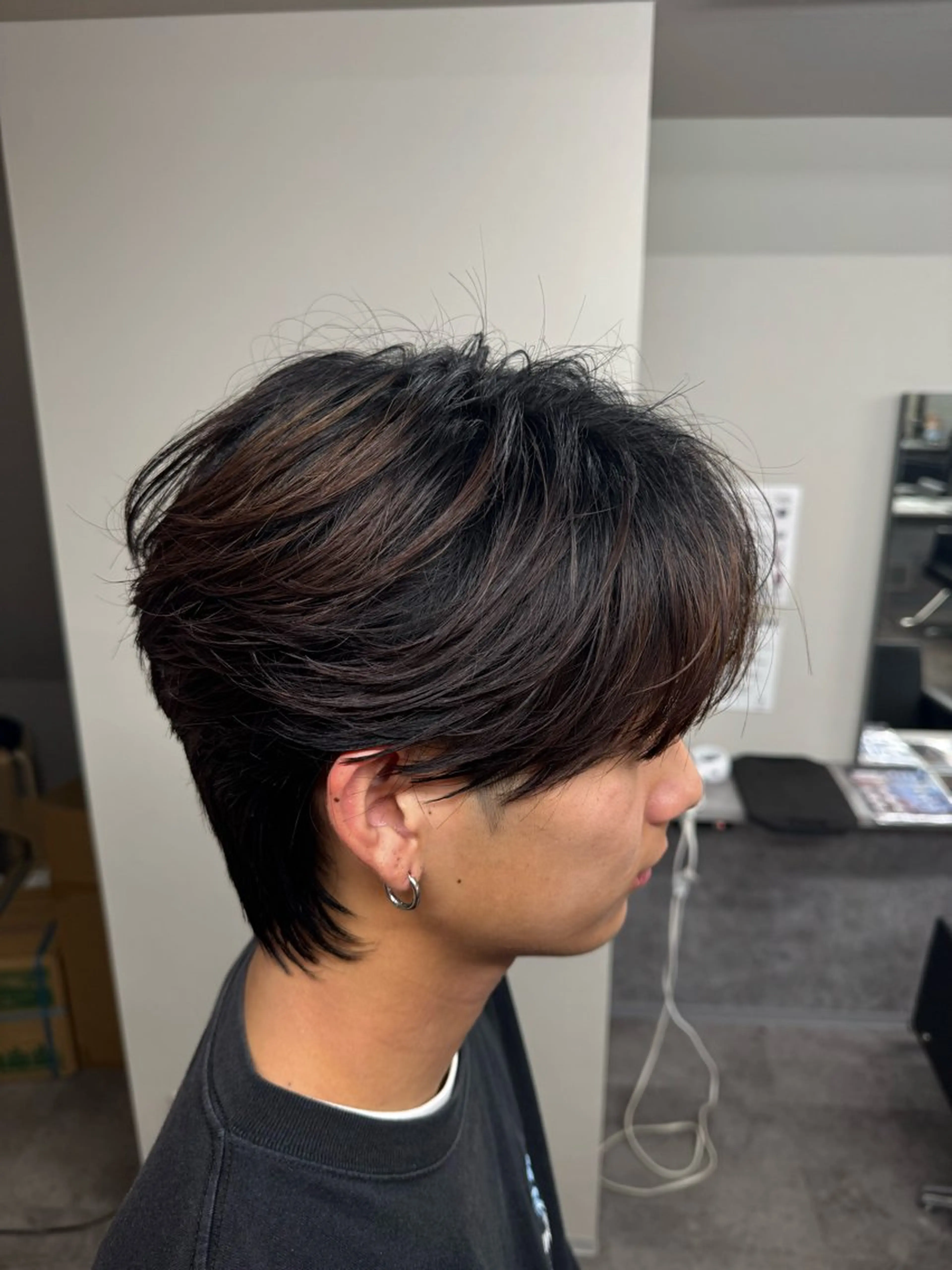 パーマ メンズ ダウンパーマ メンズパーマ カット パーマ 立川韓国メンズヘア ニュアンスパーマ安井のヘアスタイル