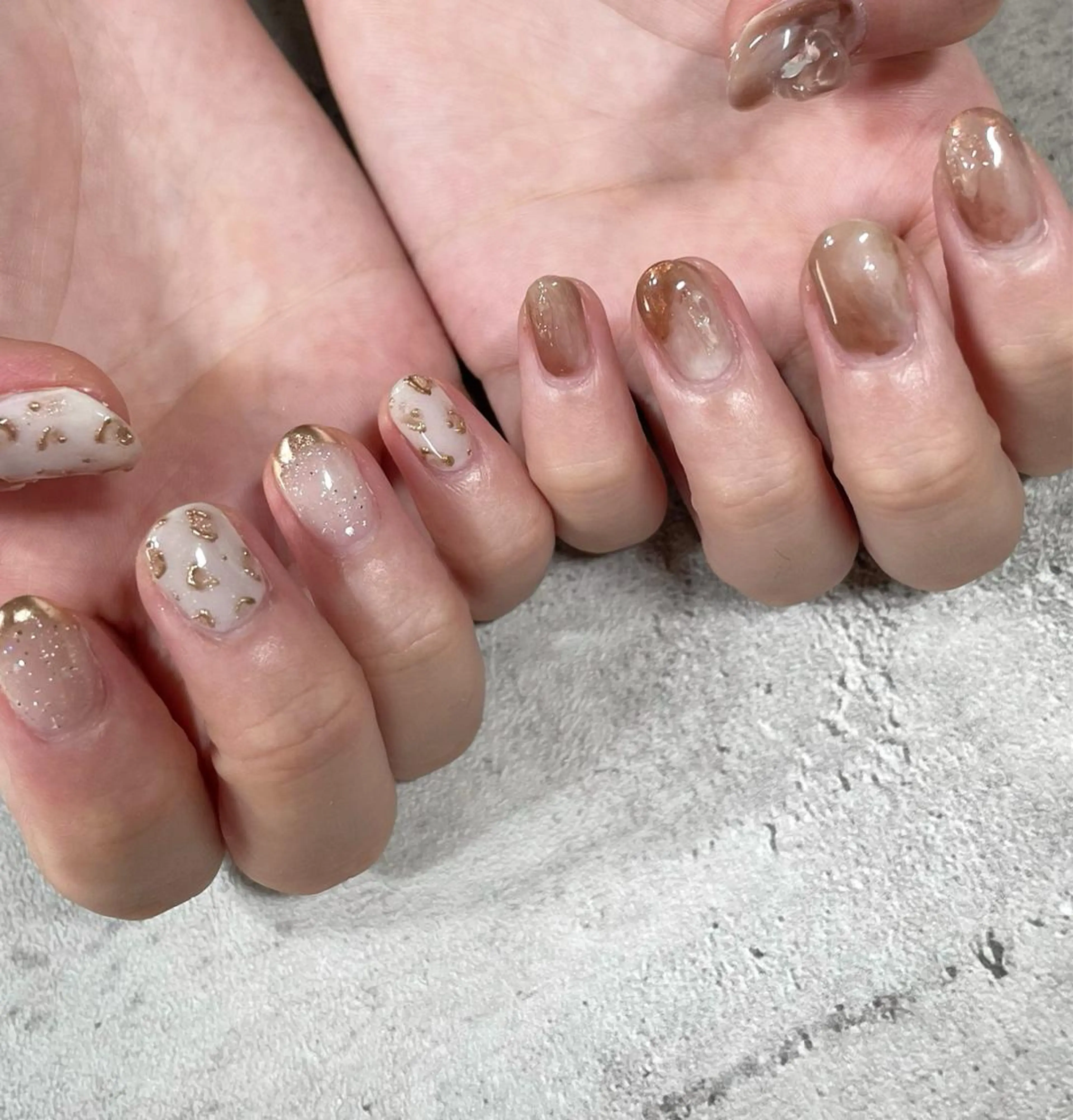 ネイル ジェルネイル 東 千夏のネイルデザイン