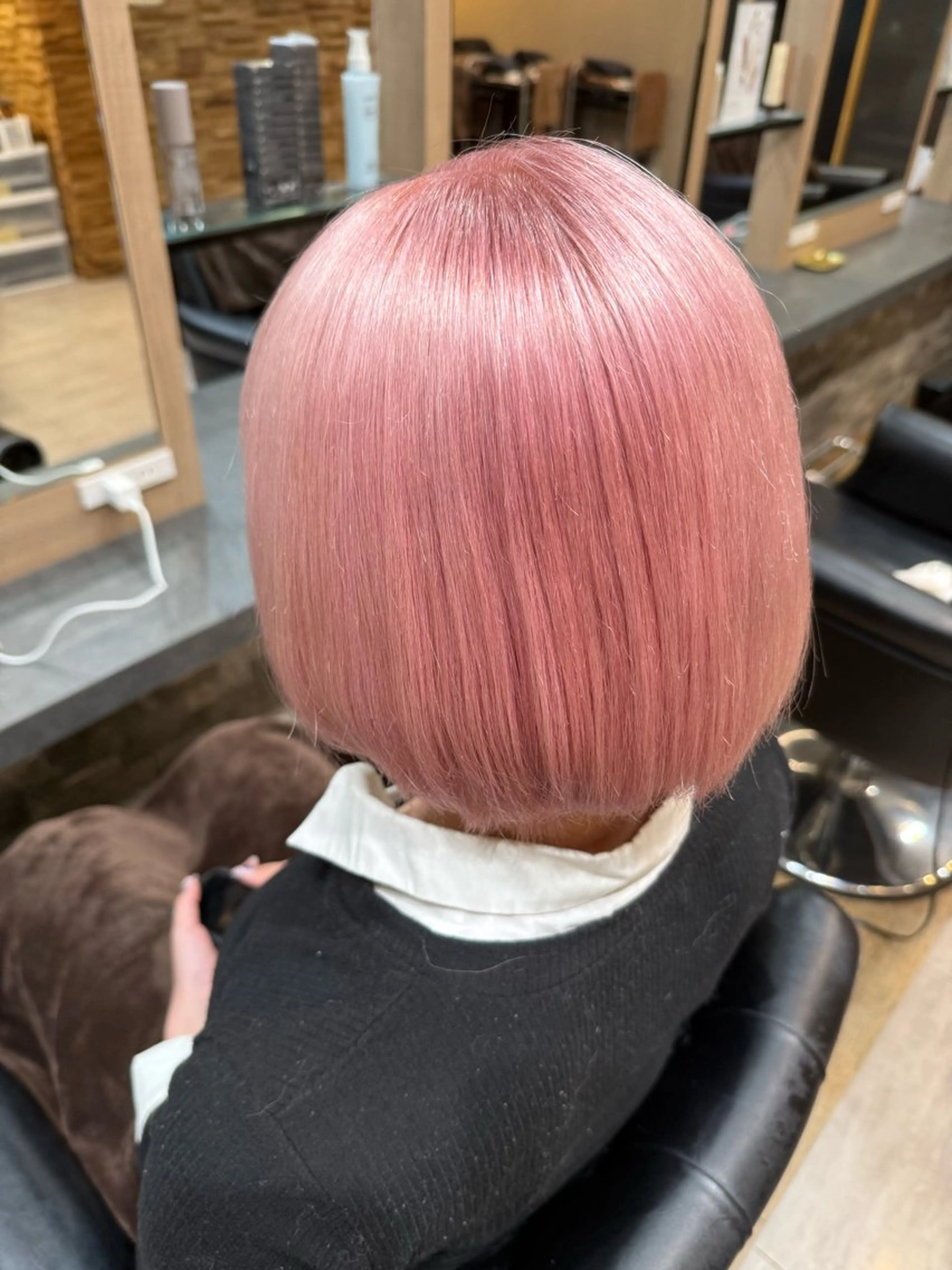 ショート カット ヘアカラー トリートメント Lapis ちはなのヘアスタイル