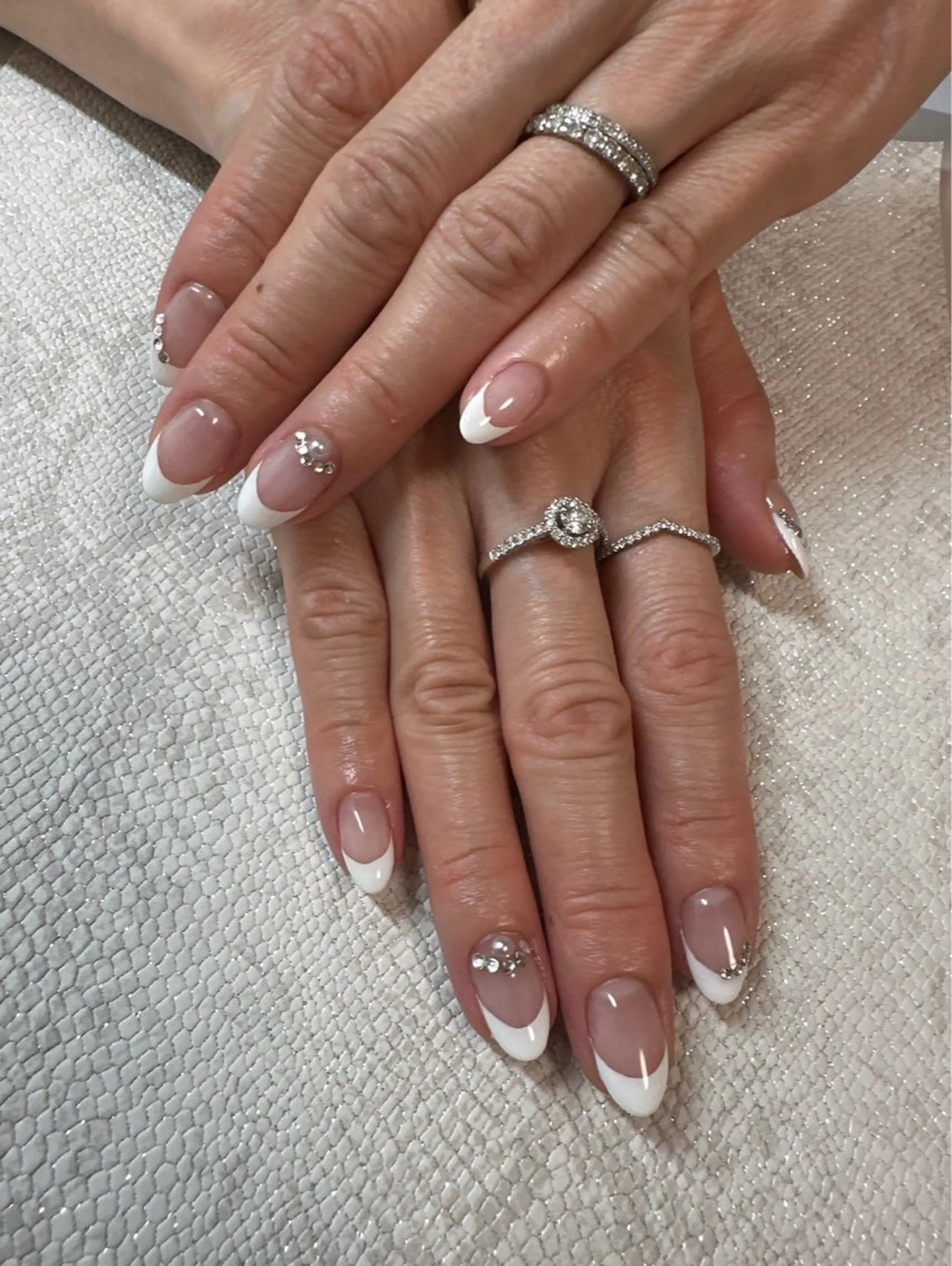 ネイル フレンチネイル ハンドネイル Cidris ROMAPINKのネイルデザイン