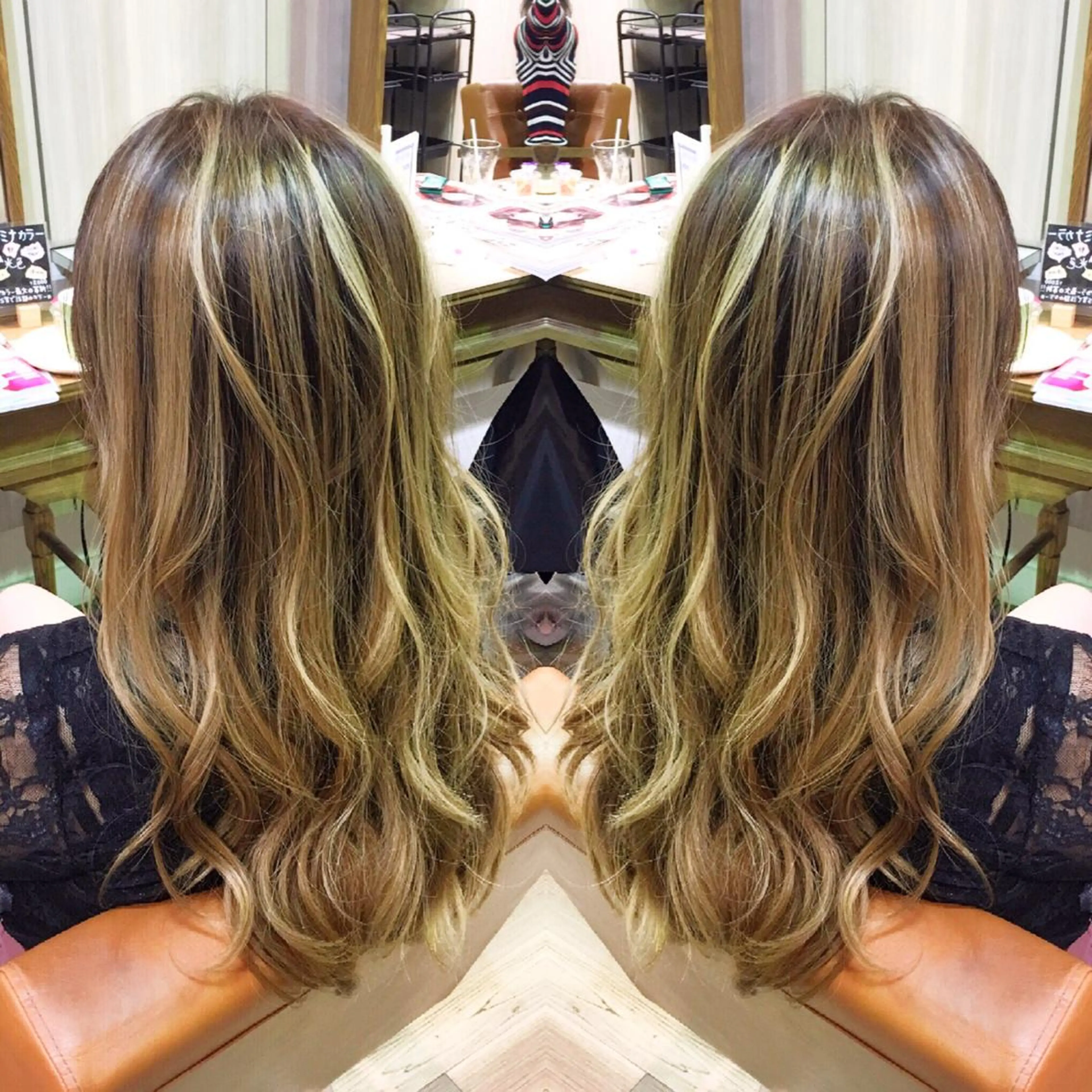 ロング 外国人風カラー レイヤーカット ❤️千葉県代表❤️ 店長❤️柿本翔一朗のヘアスタイル