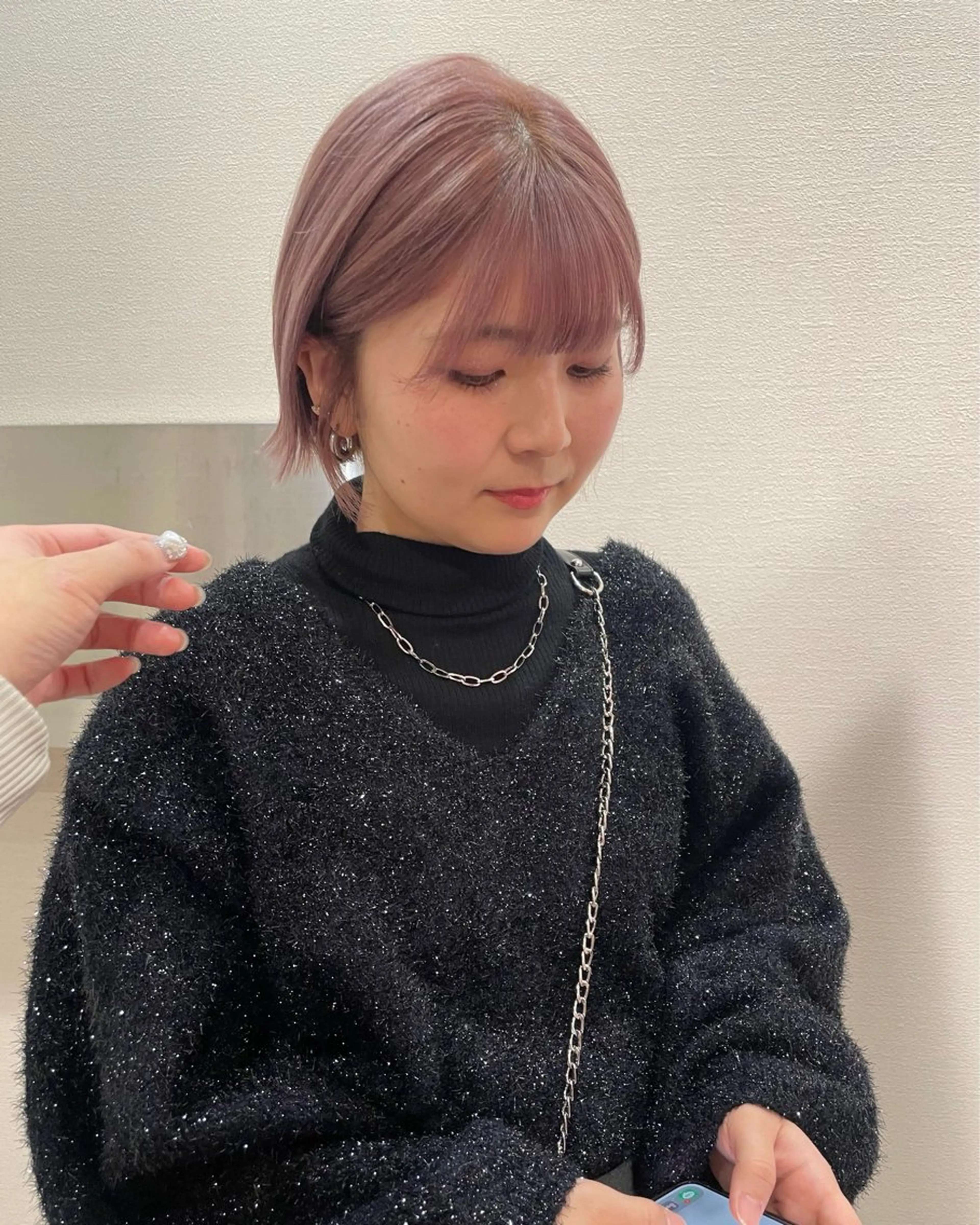 カラー ベージュ/透明感/ 桃子🎀のヘアスタイル