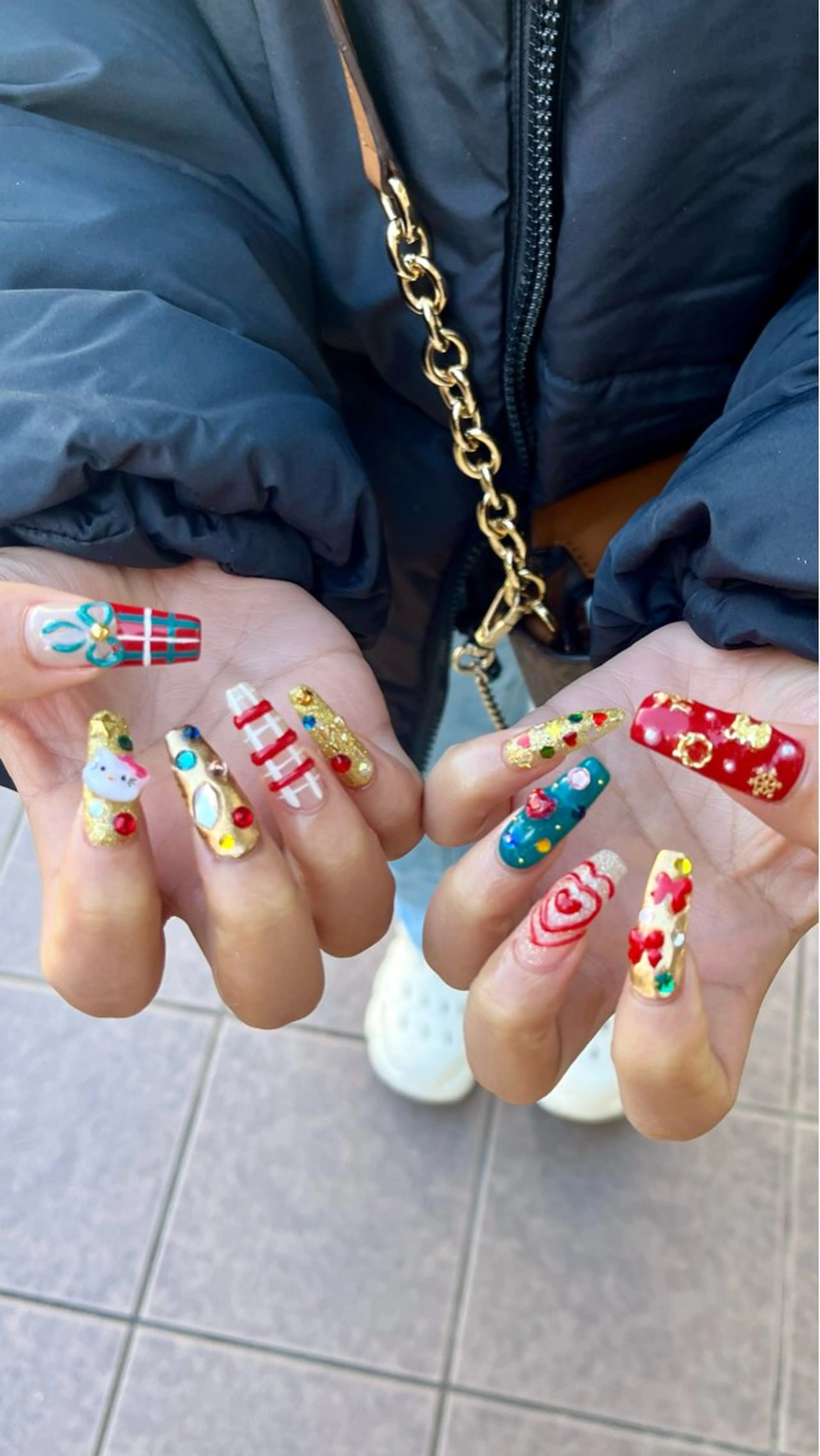 ネイル ロングネイル ハンドネイル kupu所属・ネイルサロン kupuのネイルデザイン