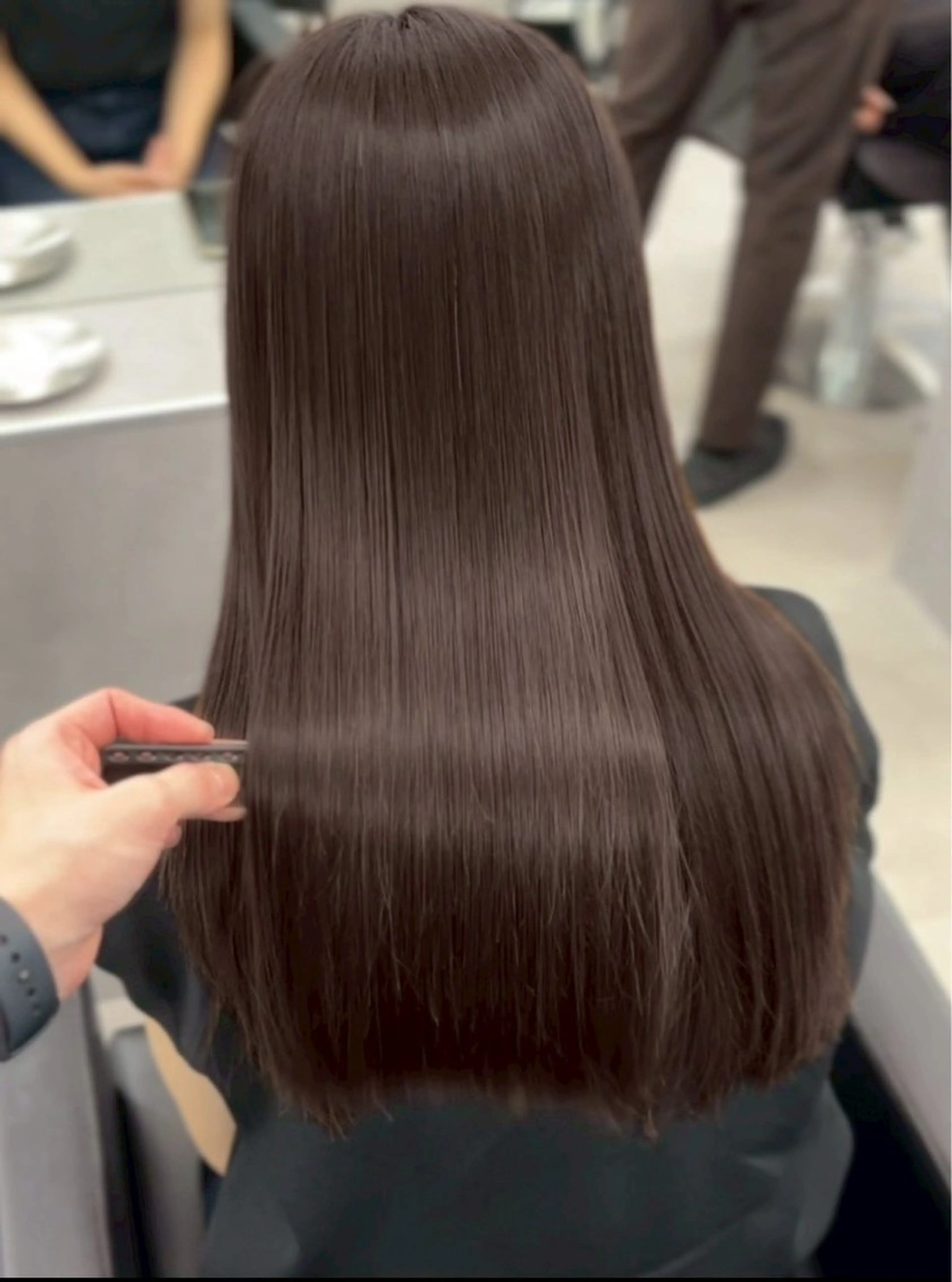 ロング 縮毛矯正 💎神戸三宮puty _ai✨💎のヘアスタイル