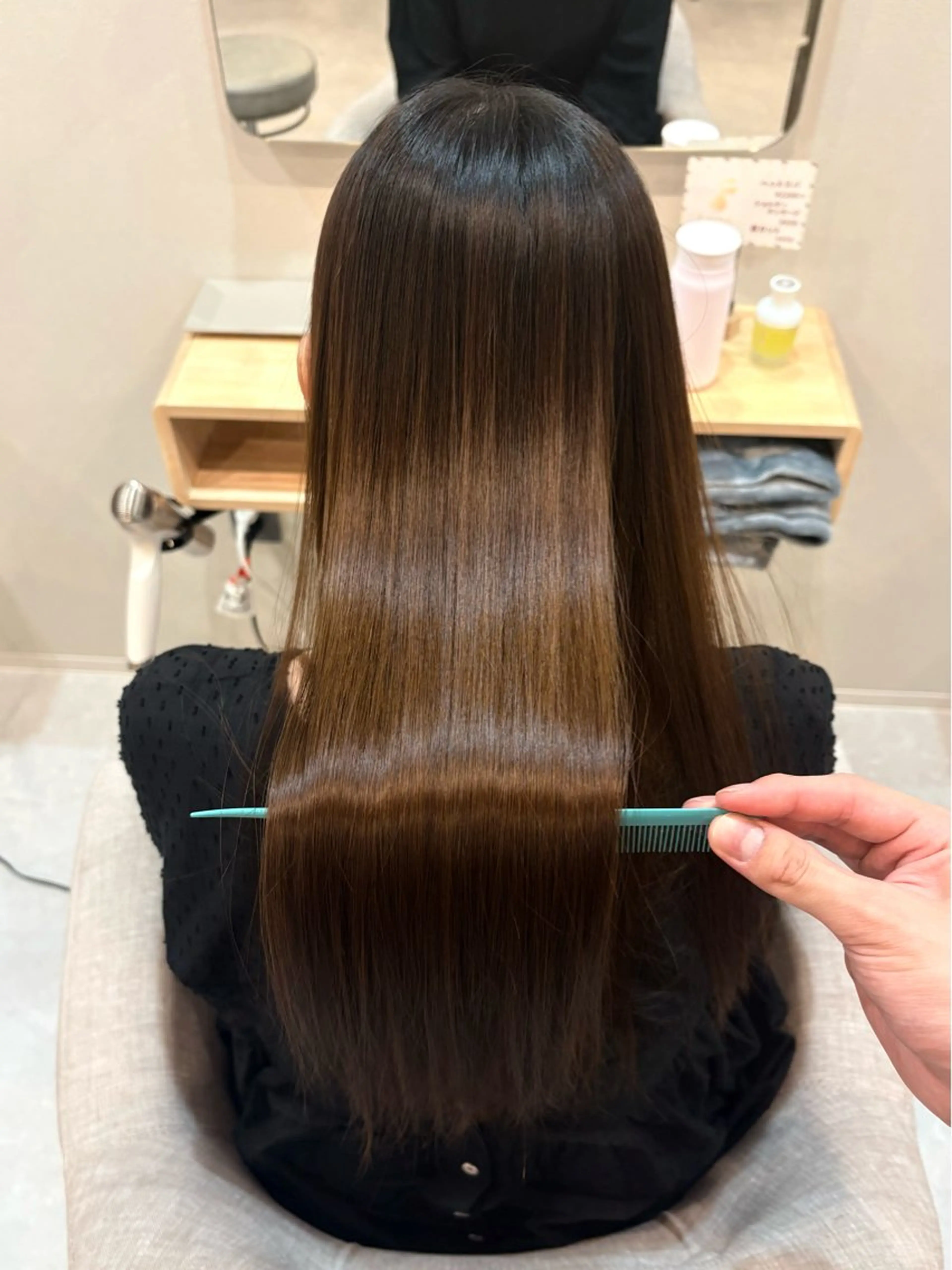 ロング ロング カット 縮毛矯正 トリートメント 美髪矯正 森彪真/似合わせのヘアスタイル
