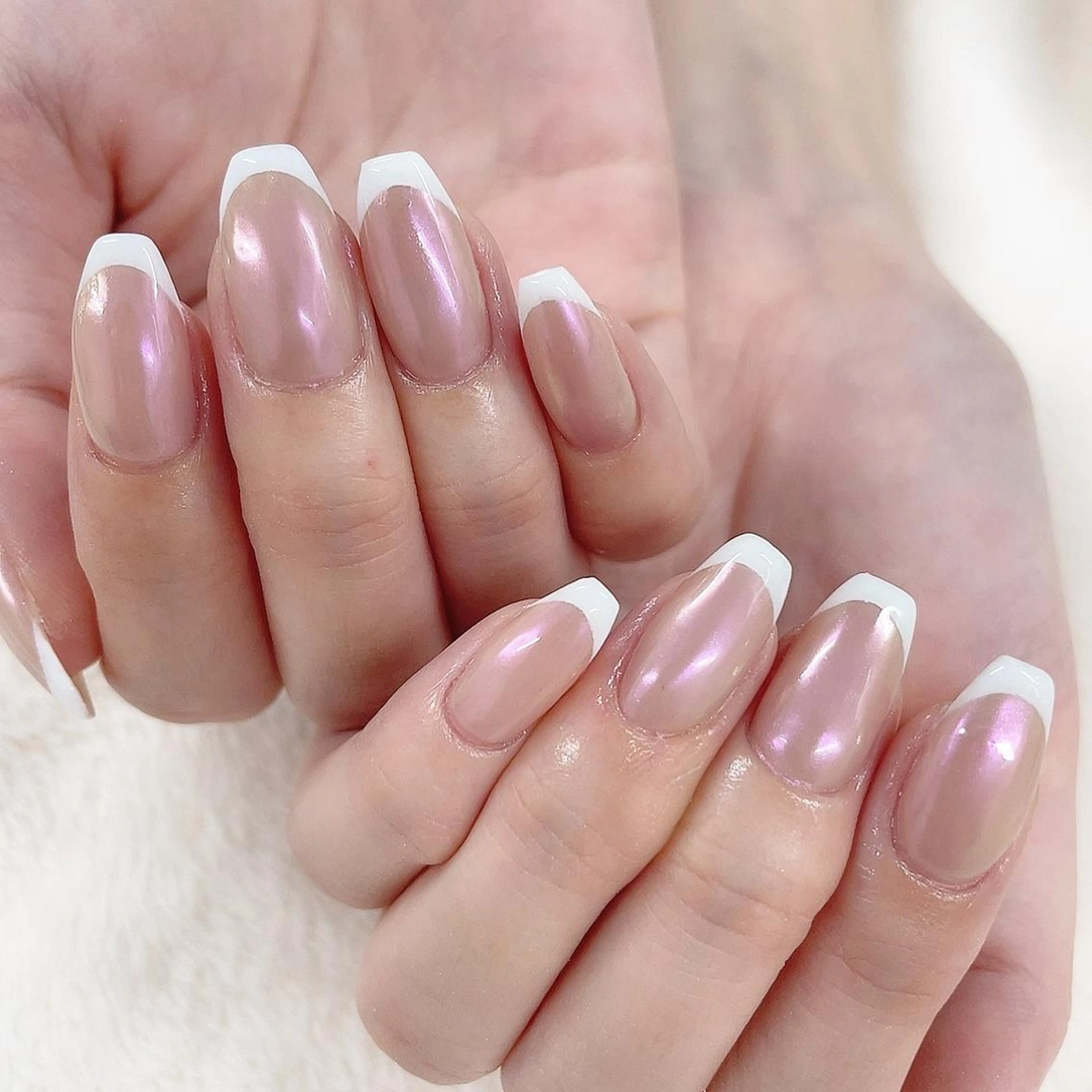 ネイル フレンチネイル ハンドネイル Nail salon Atlantica所属・Nail salon ✩ ｱﾄﾗﾝﾃｨｶのネイルデザイン