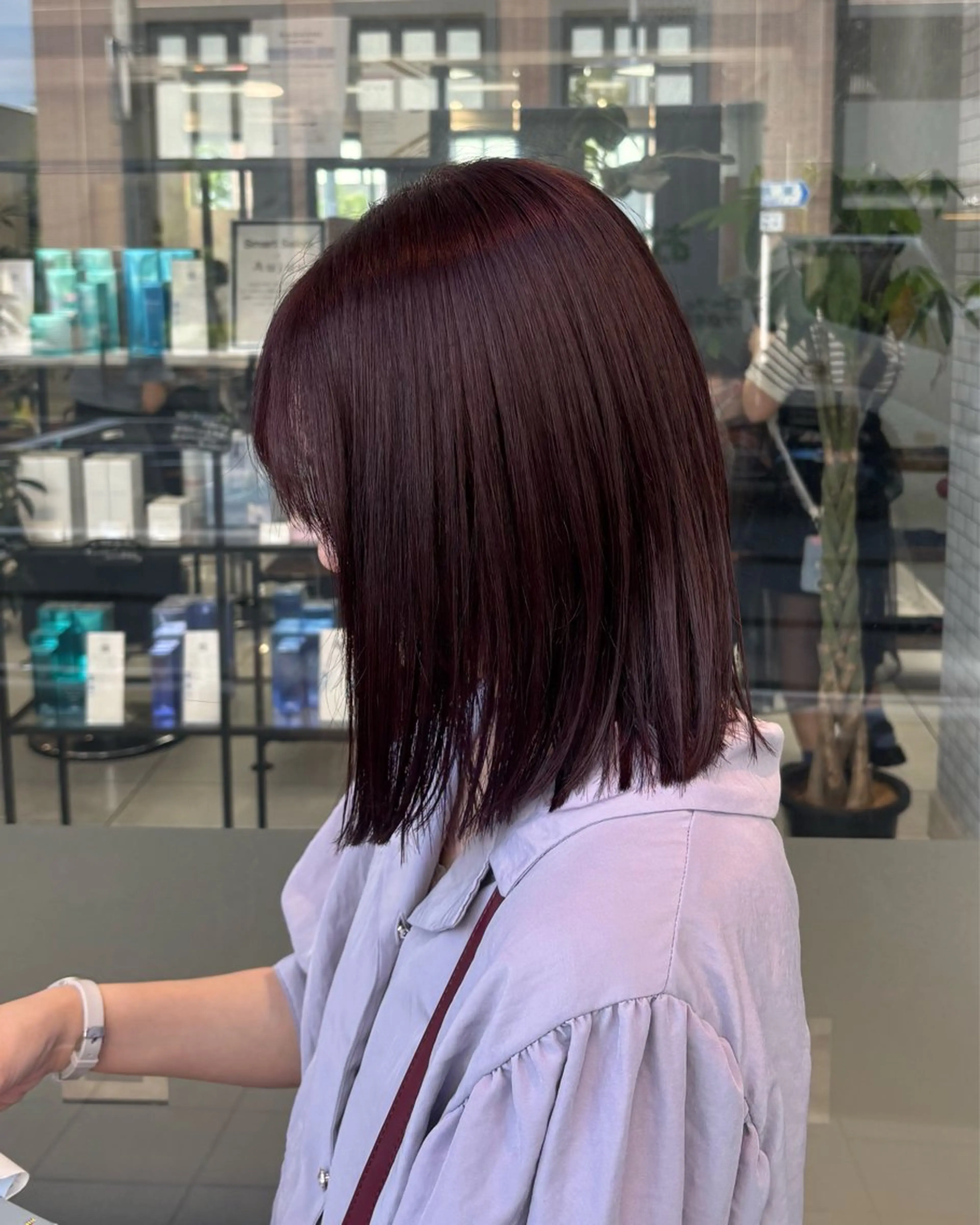 カラー ラベンダーカラー ピンクカラー ピンクラベンダー ヘアカラー ブリーチなしダブル カラー/暖色/麻咲のヘアスタイル