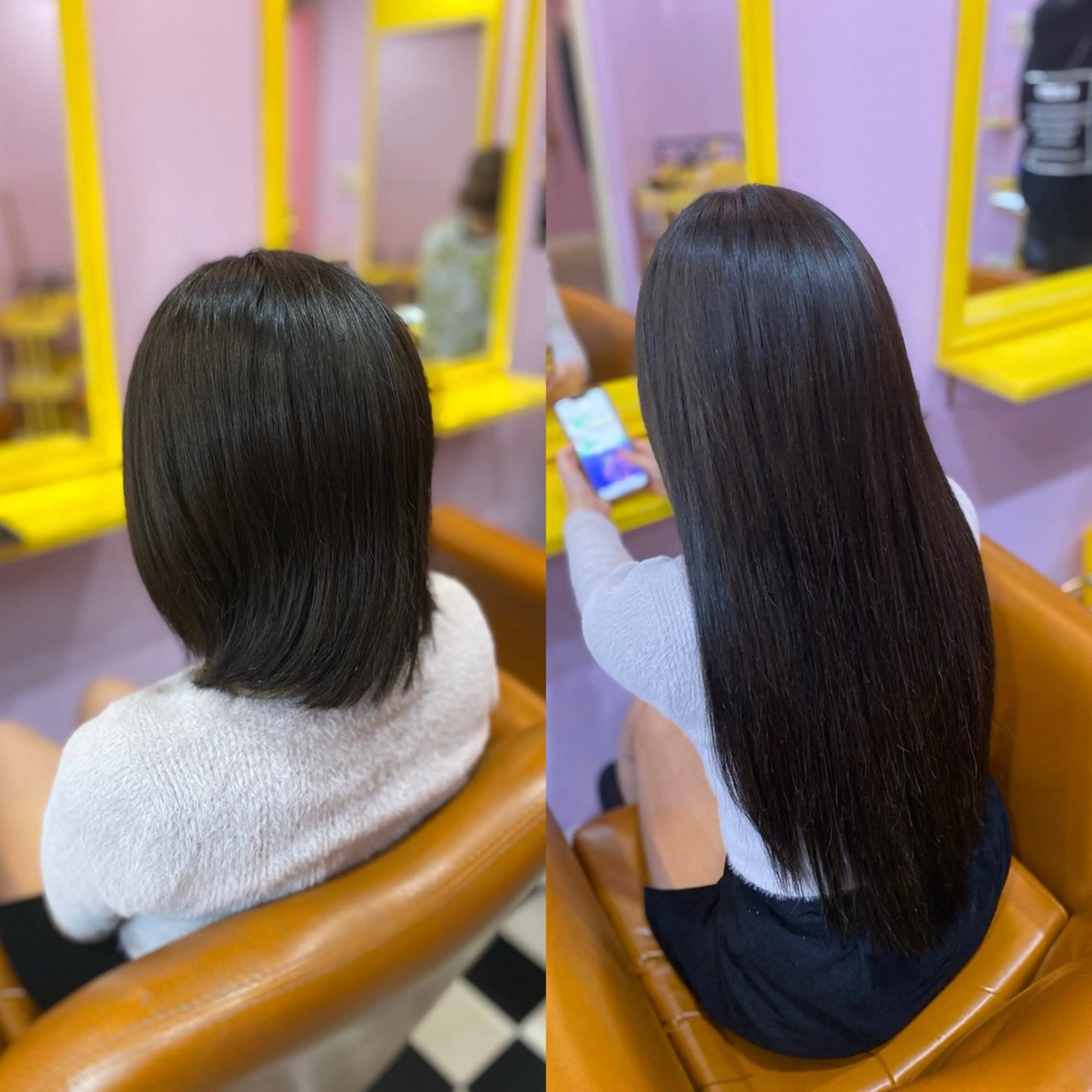 ショート エクステ チビ編み込みエクステ どぅ〜す/YUIのヘアスタイル