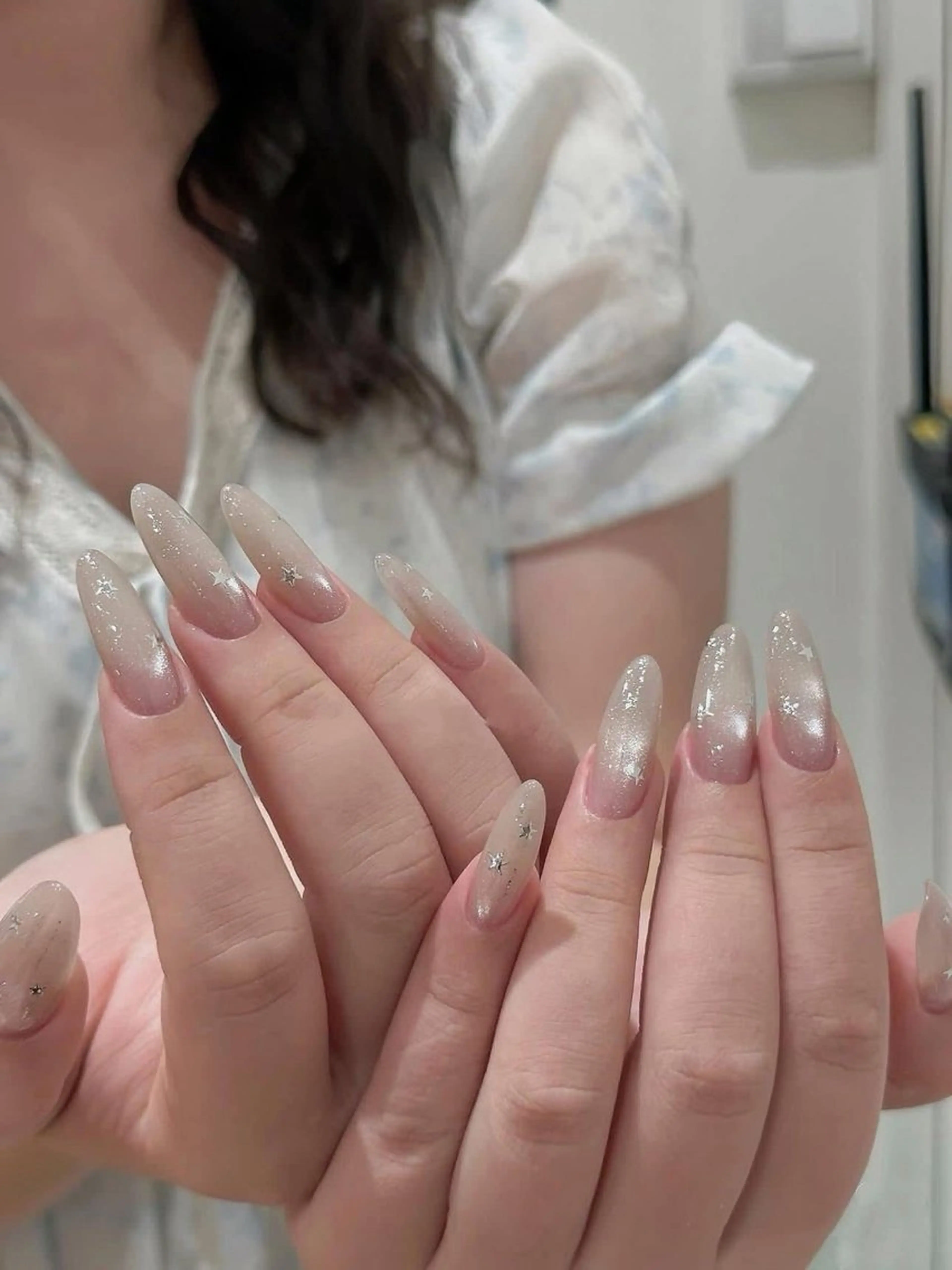 ネイル チークネイル フットネイル フレンチネイル グラデーション 韓国ネイル YUKI NAILのネイルデザイン