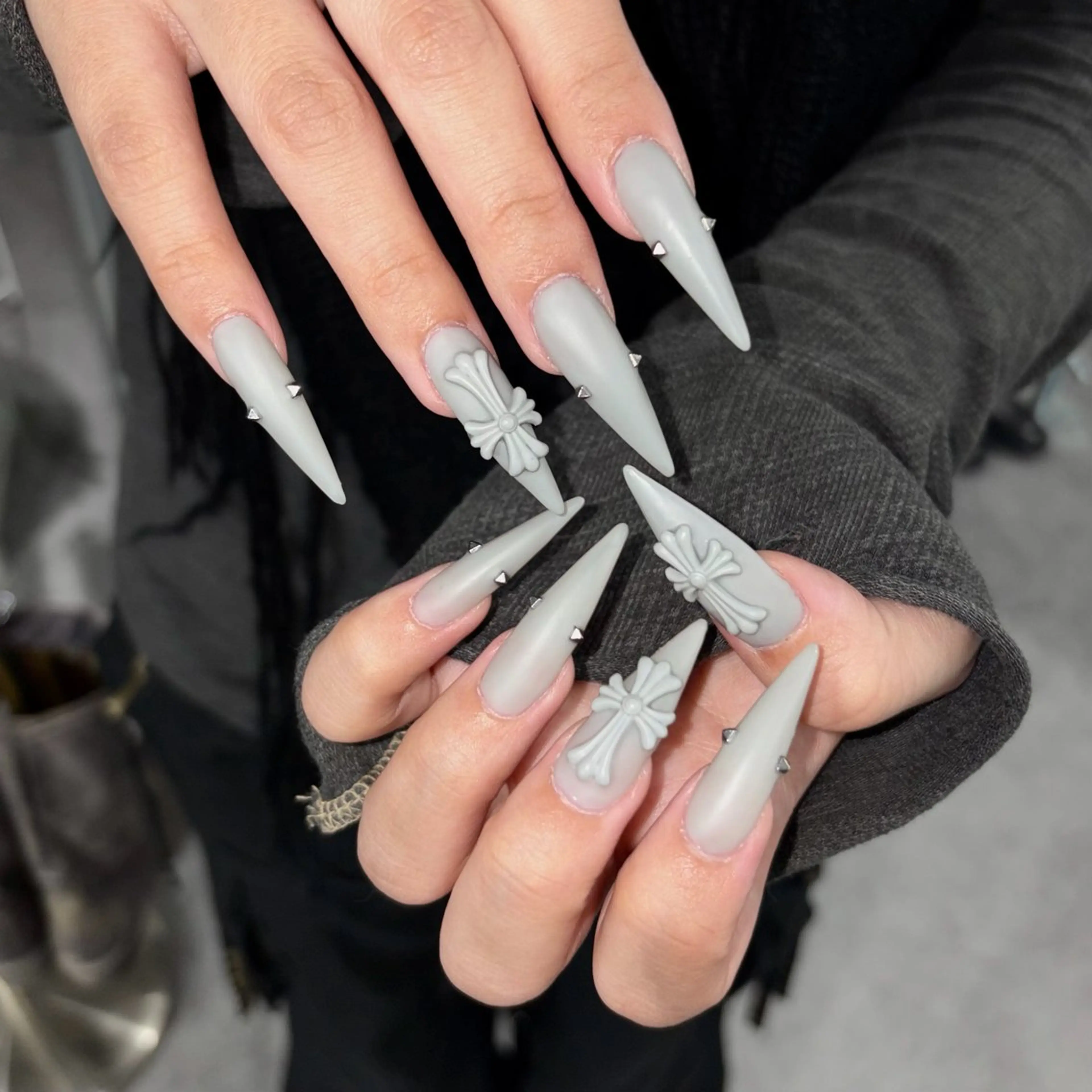 ネイル マットネイル ハンドネイル nailsalon TE-TOのネイルデザイン