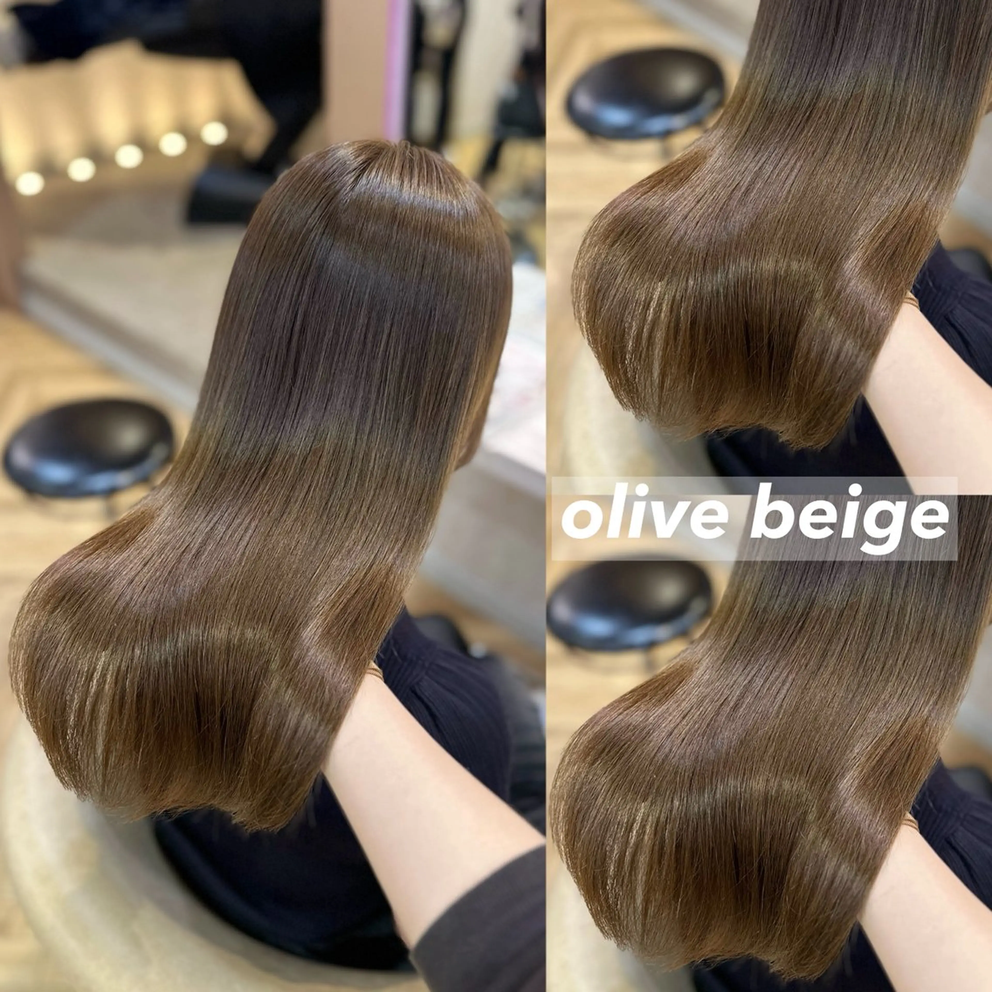 ロング カット ヘアカラー トリートメント 💖レイヤー×美髪 💖momoのヘアスタイル