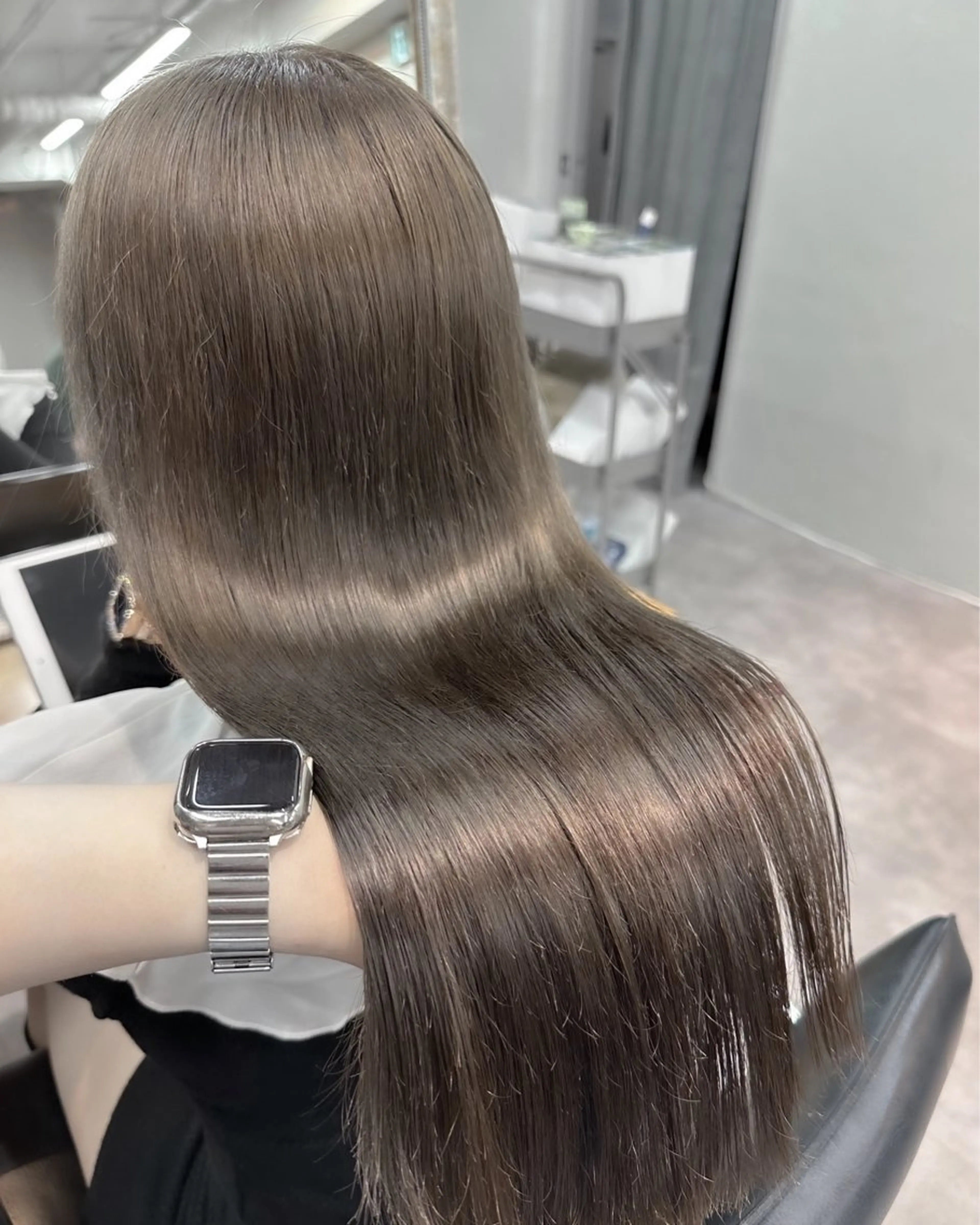 カラー レディースパーマ モデル募集RIKOのヘアスタイル