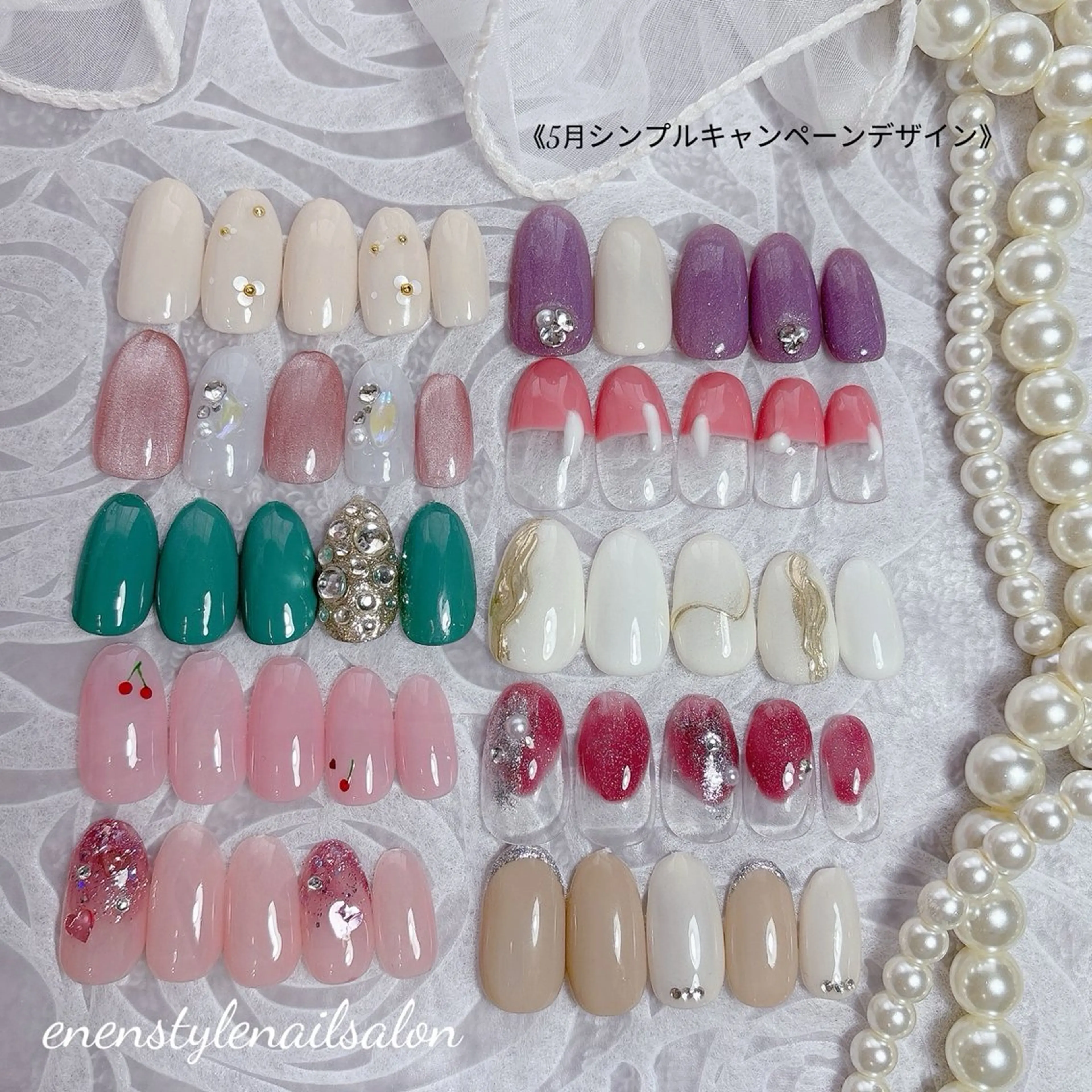 ネイル ハンドネイル 🐾enen style 🐾のネイルデザイン