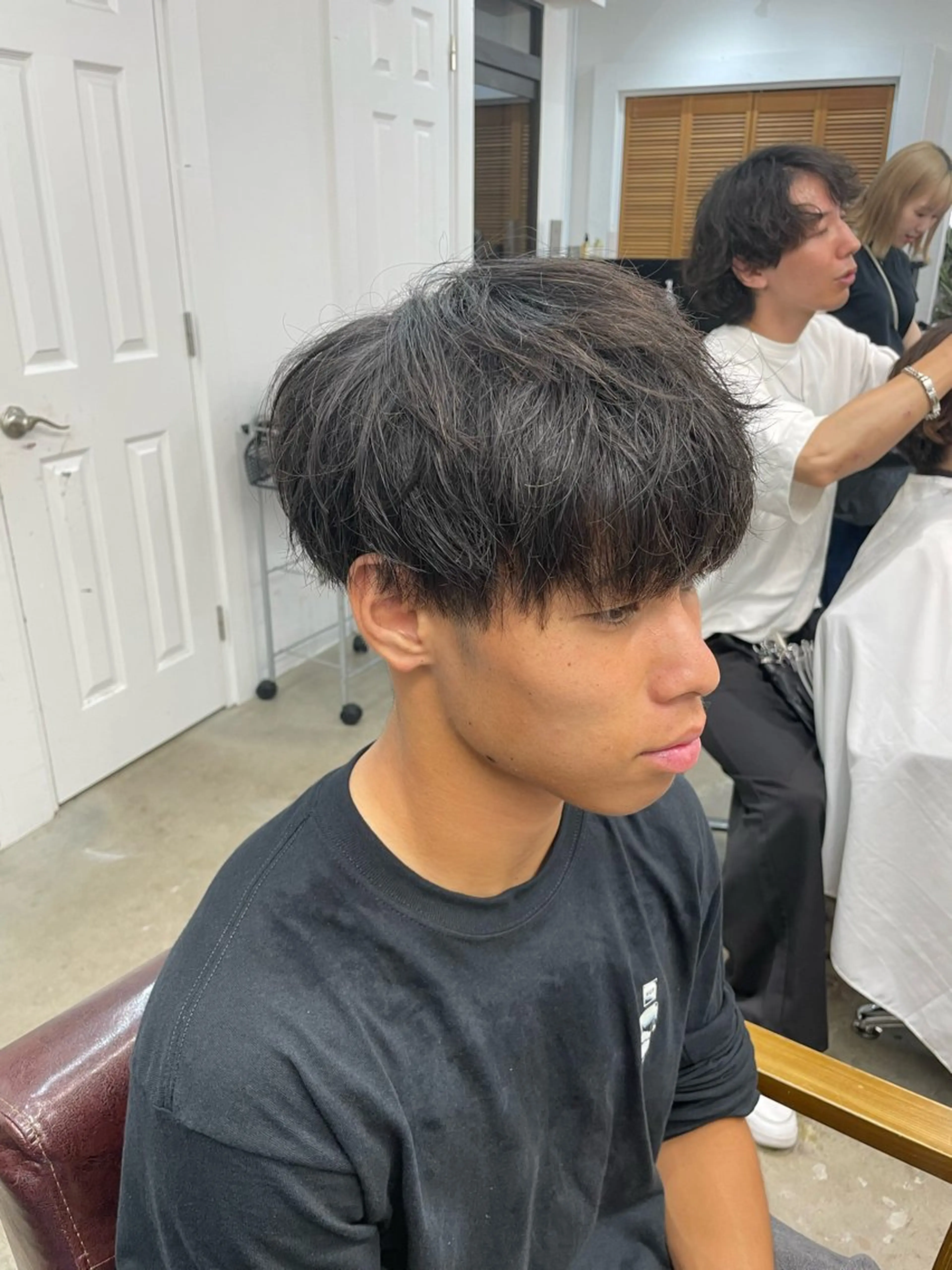 メンズ YUKI 新宿カット パーマ/カラーのヘアスタイル