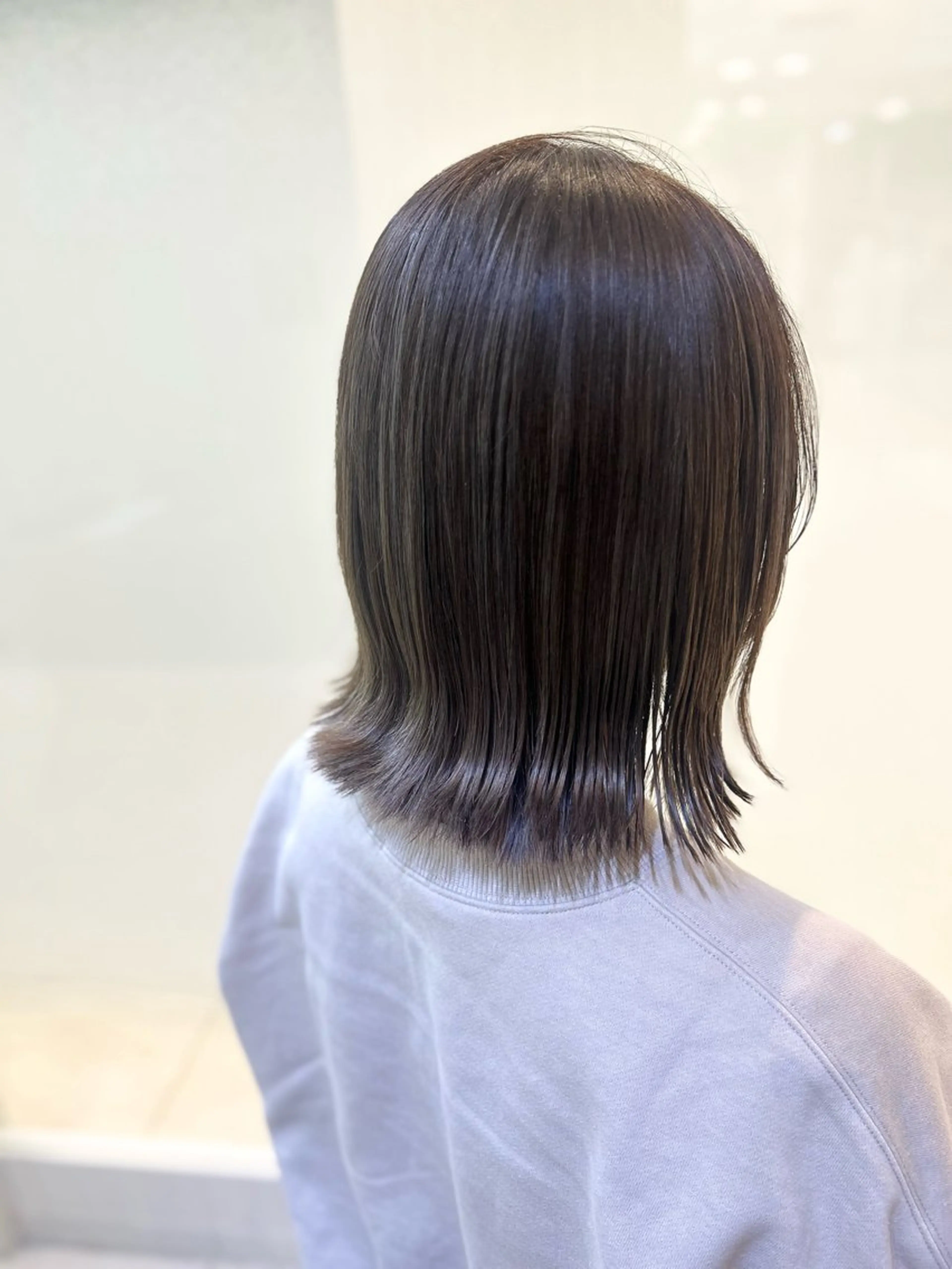 ミディアム カラー 縮毛矯正/髪質改善/ 艶髪ササキナツミのヘアスタイル