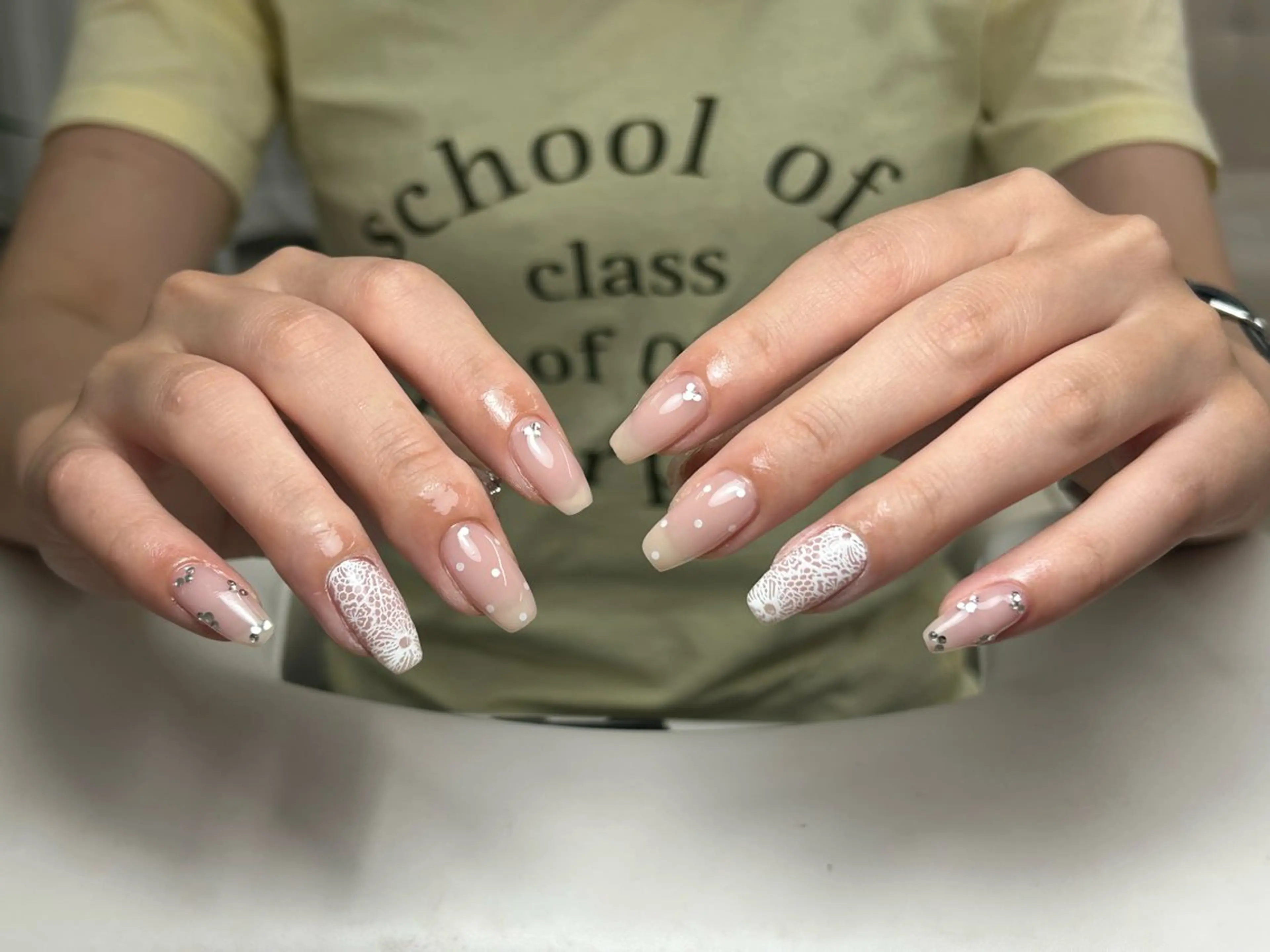 ミディアム ハンドネイル 28nails. 宮崎のネイルデザイン