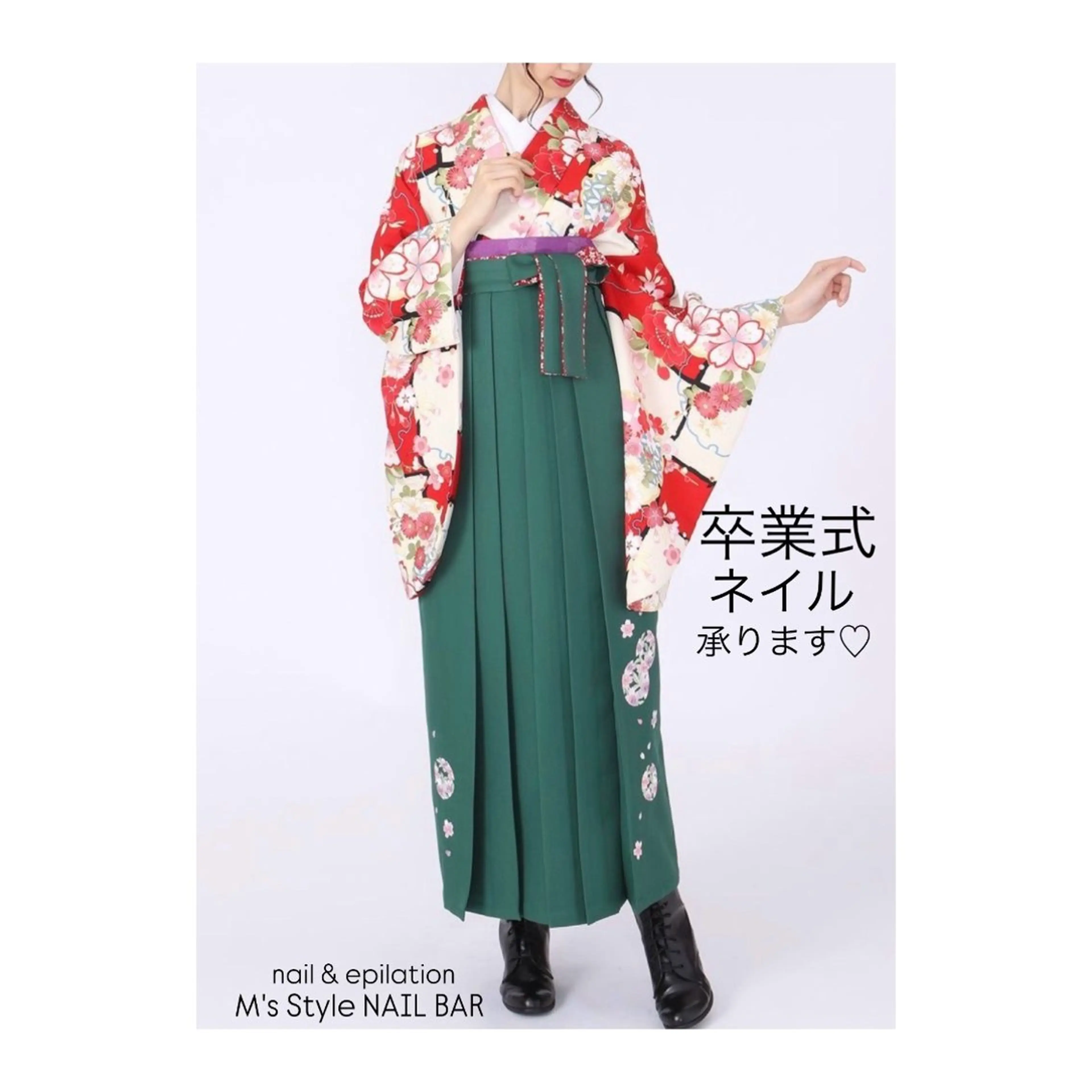 ネイル 成人式 フットネイル フレンチネイル ジェルネイル 卒業式 ハンドネイル M's Style NAIL BARのネイルデザイン