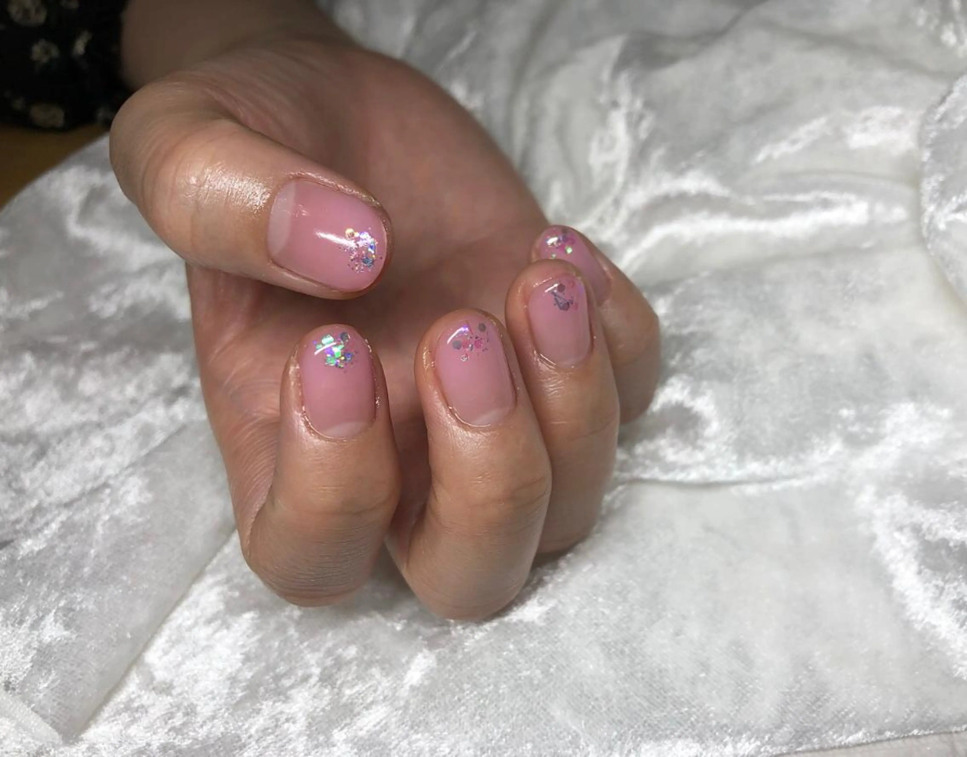 ネイル ピンク 春ネイル ハンドネイル パラあり！フィルイン 美フォルムのネイルデザイン