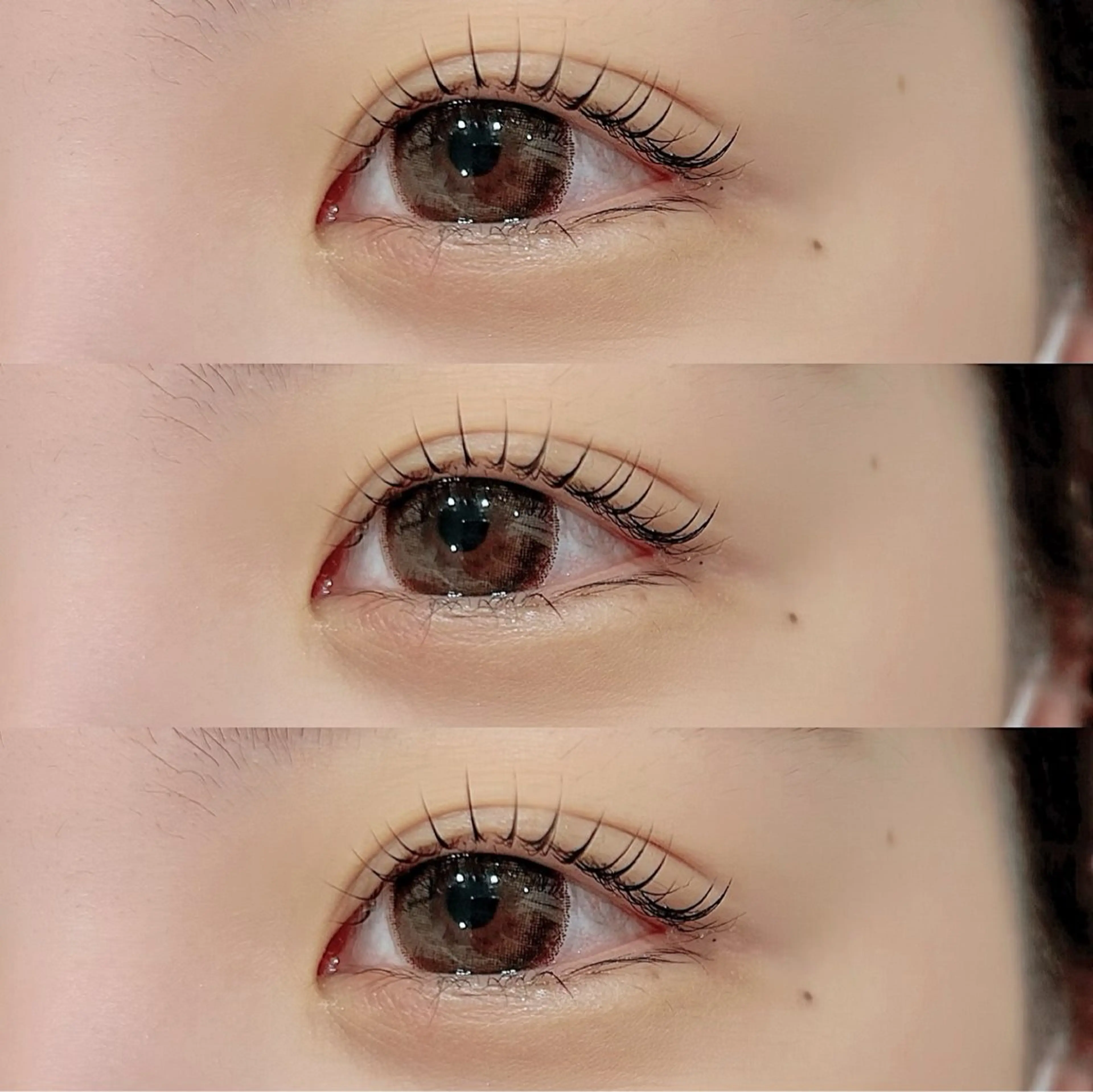 マツエク・マツパ ヘアセット/艶カラー /まつげパーマ/りおのヘアスタイル