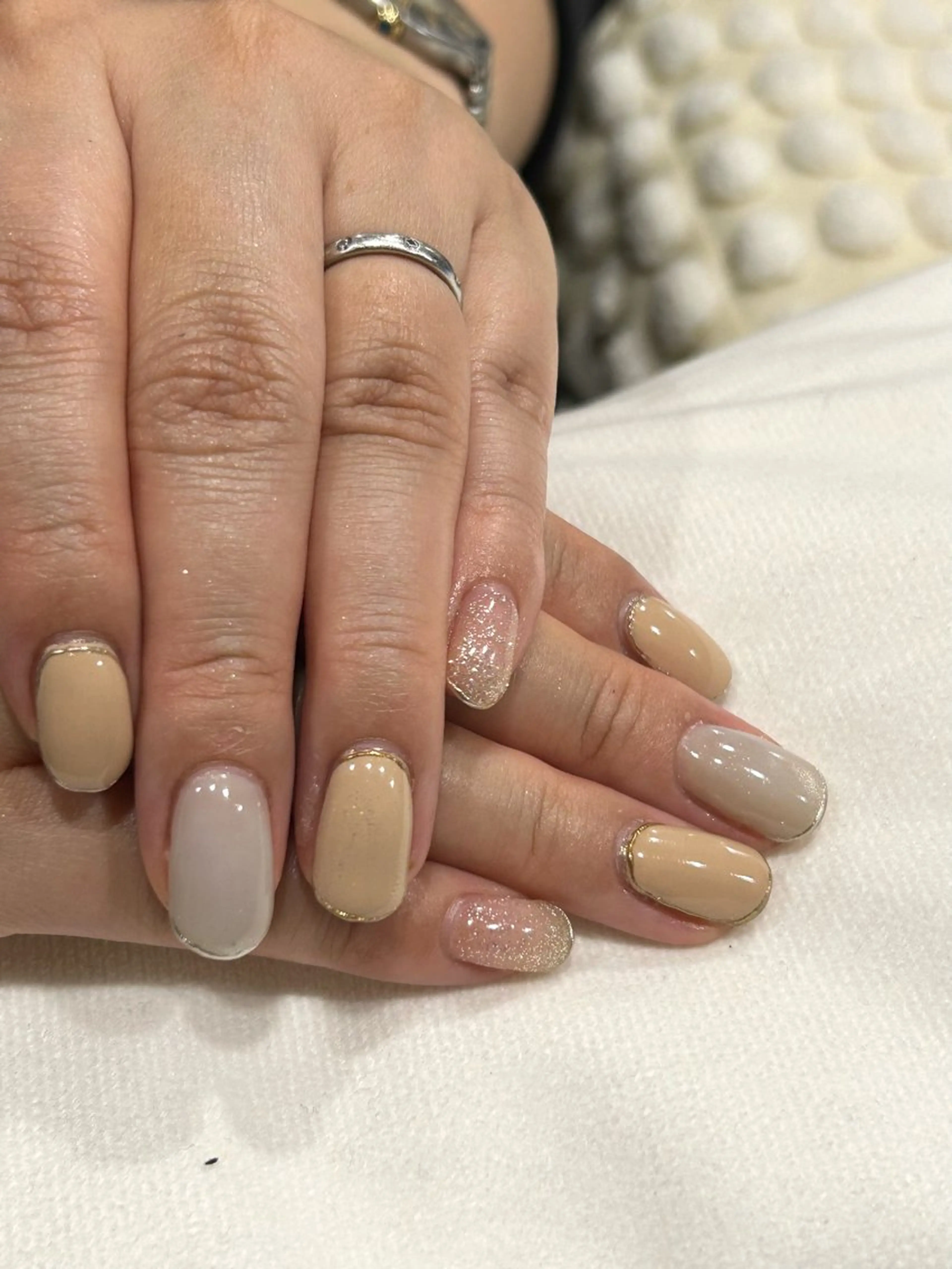 ネイル アートネイル フットネイル ニュアンスネイル シンプルネイル cscnail keikoのその他イメージ