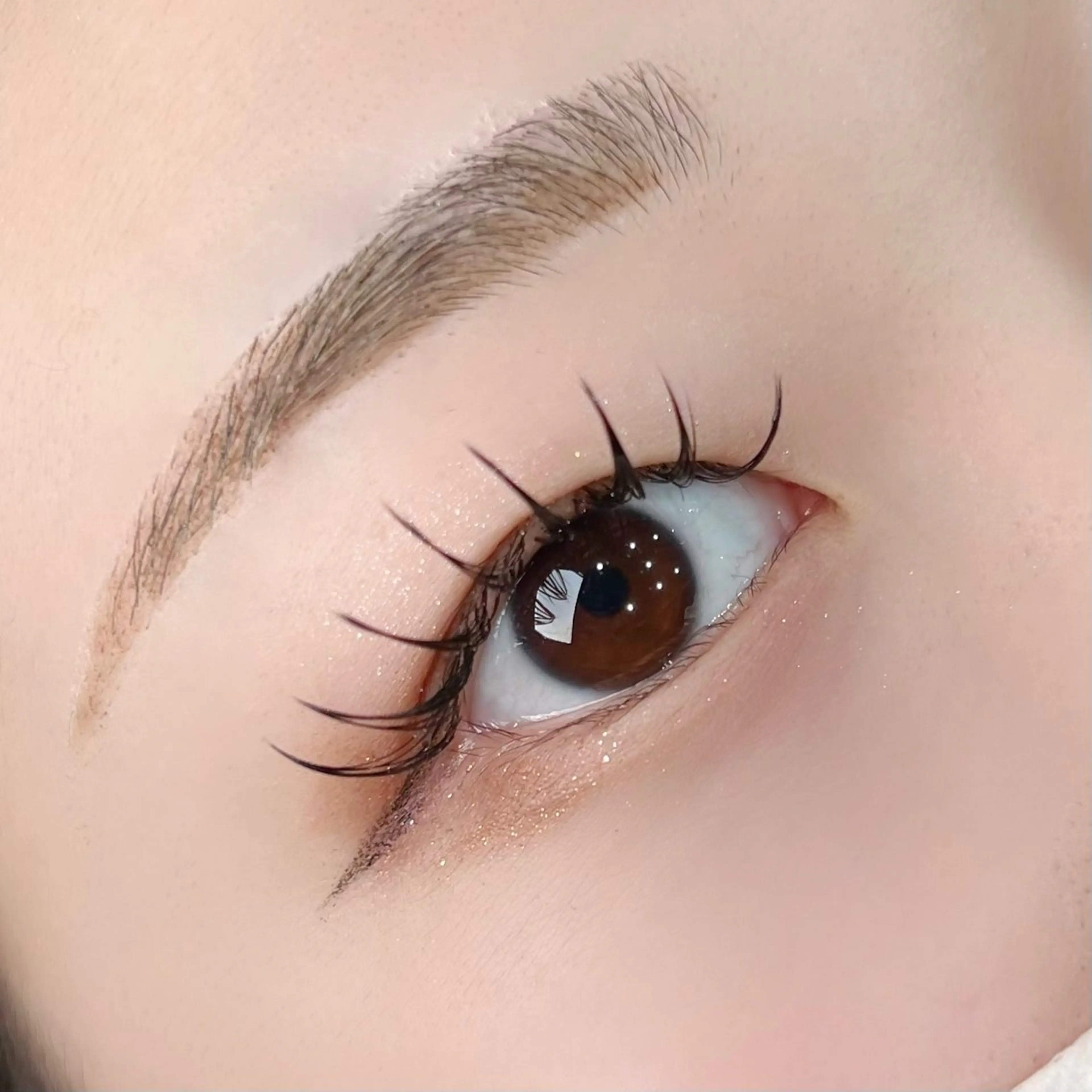 マツエク・マツパ 束感/ナチュラル/ mikuのマツエク・マツパデザイン