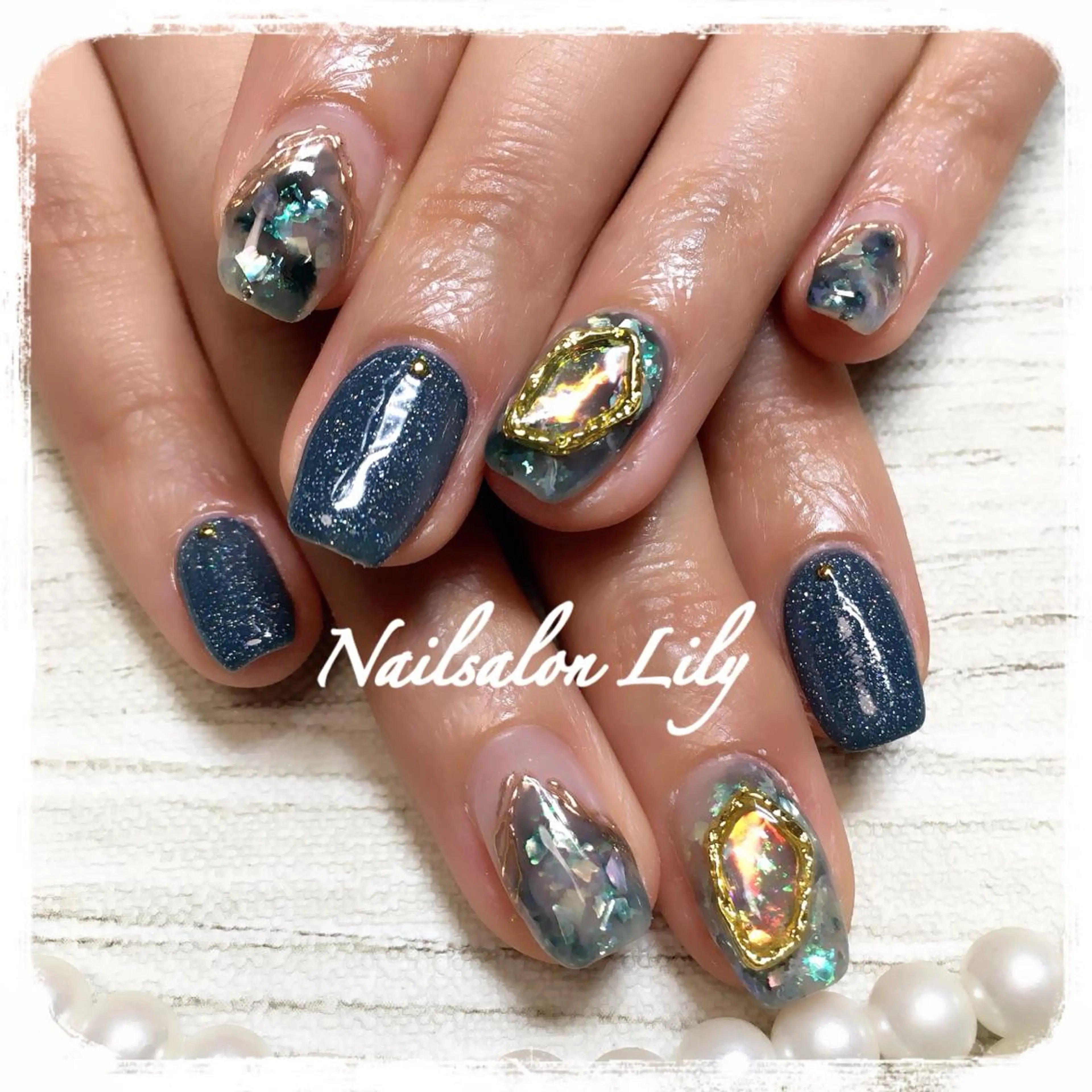 ネイル ハンドネイル Lily*nail 🌻Mii🌻のネイルデザイン