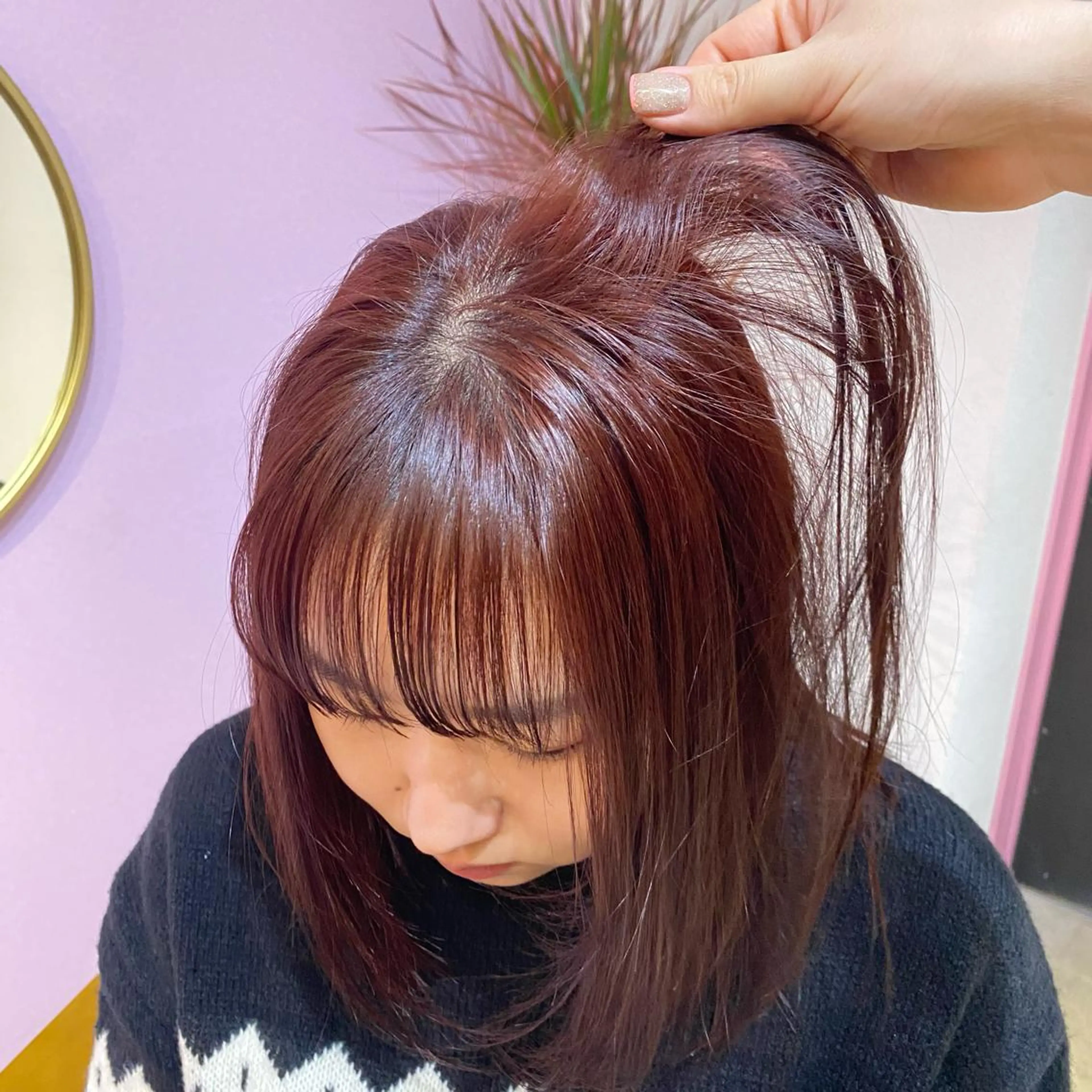 カラー MATTY azusaのヘアスタイル