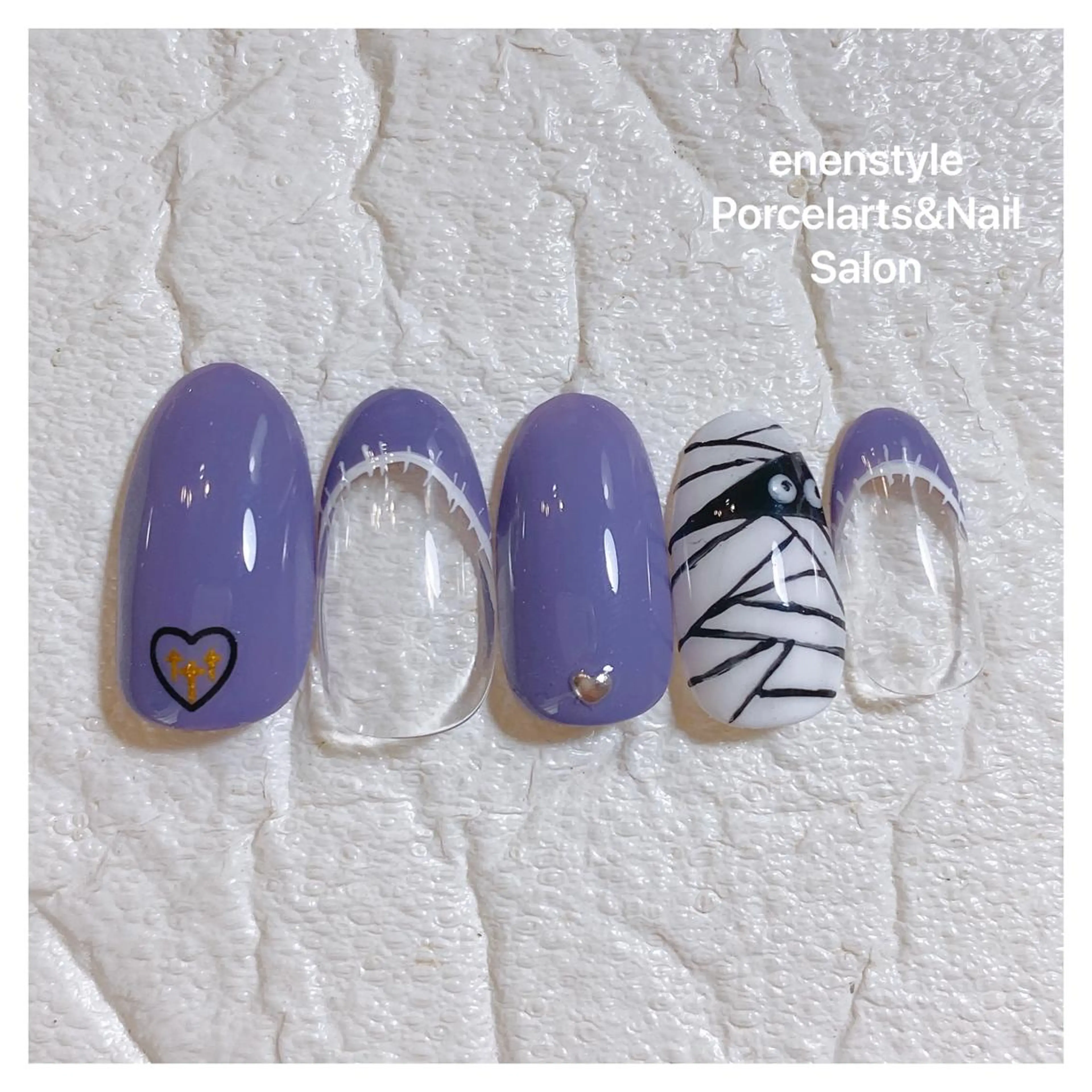 ミディアム ネイル ハンドネイル 👑enen style👑のネイルデザイン