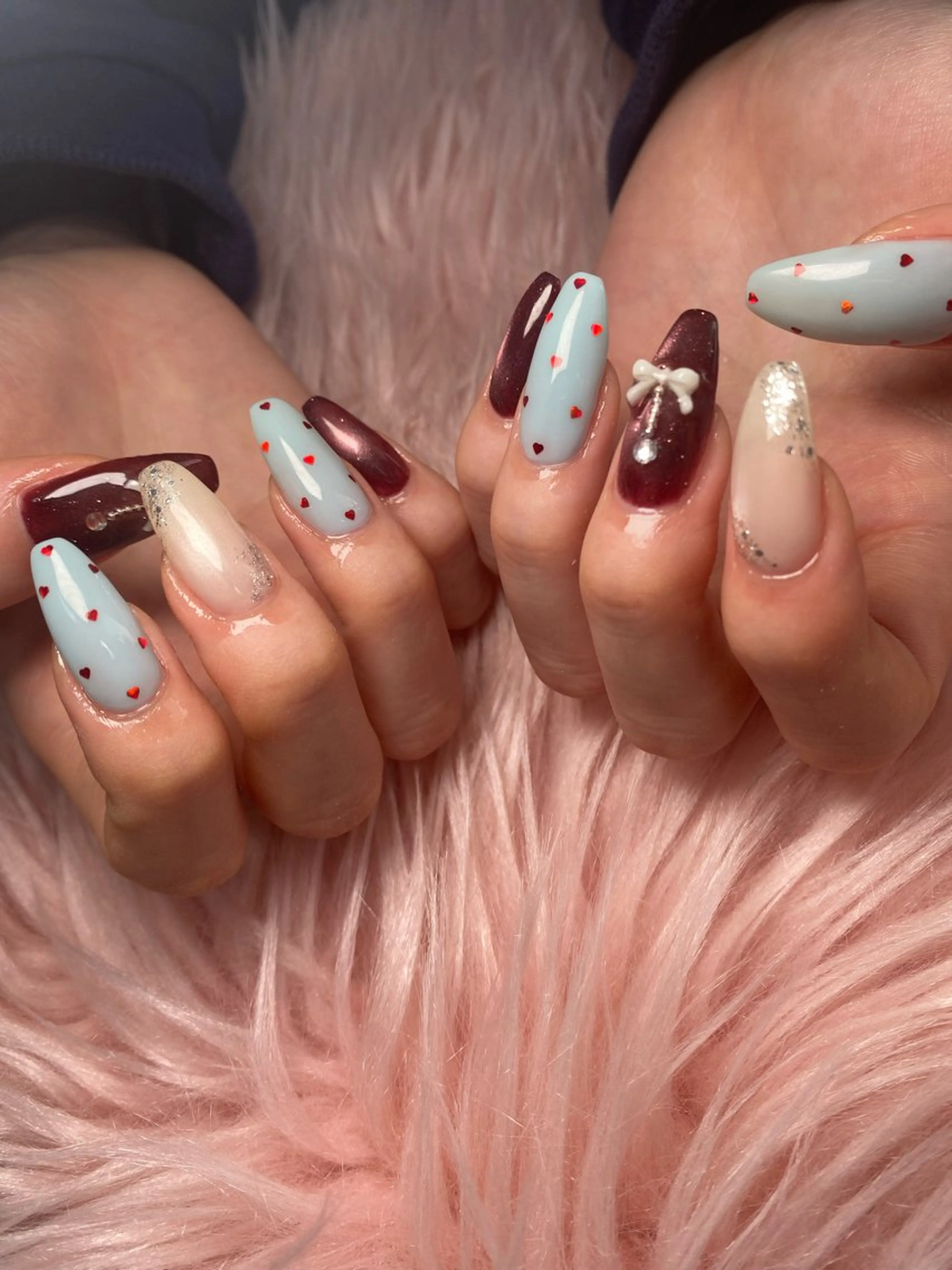 ネイル 持ち込み ハンドネイル mille feuilleのネイルデザイン