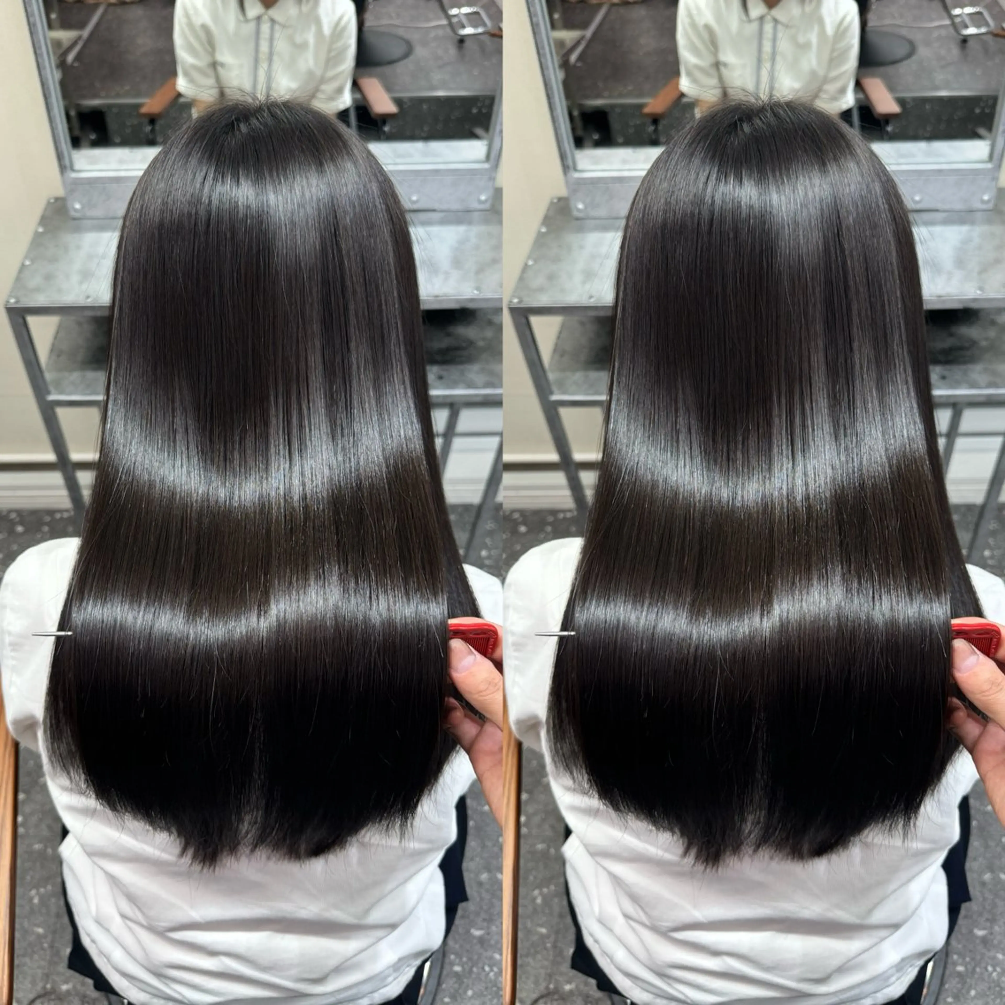 ロング カット ヘアカラー トリートメント 新宿/髪質改善支持率 No.1💍yasuのヘアスタイル