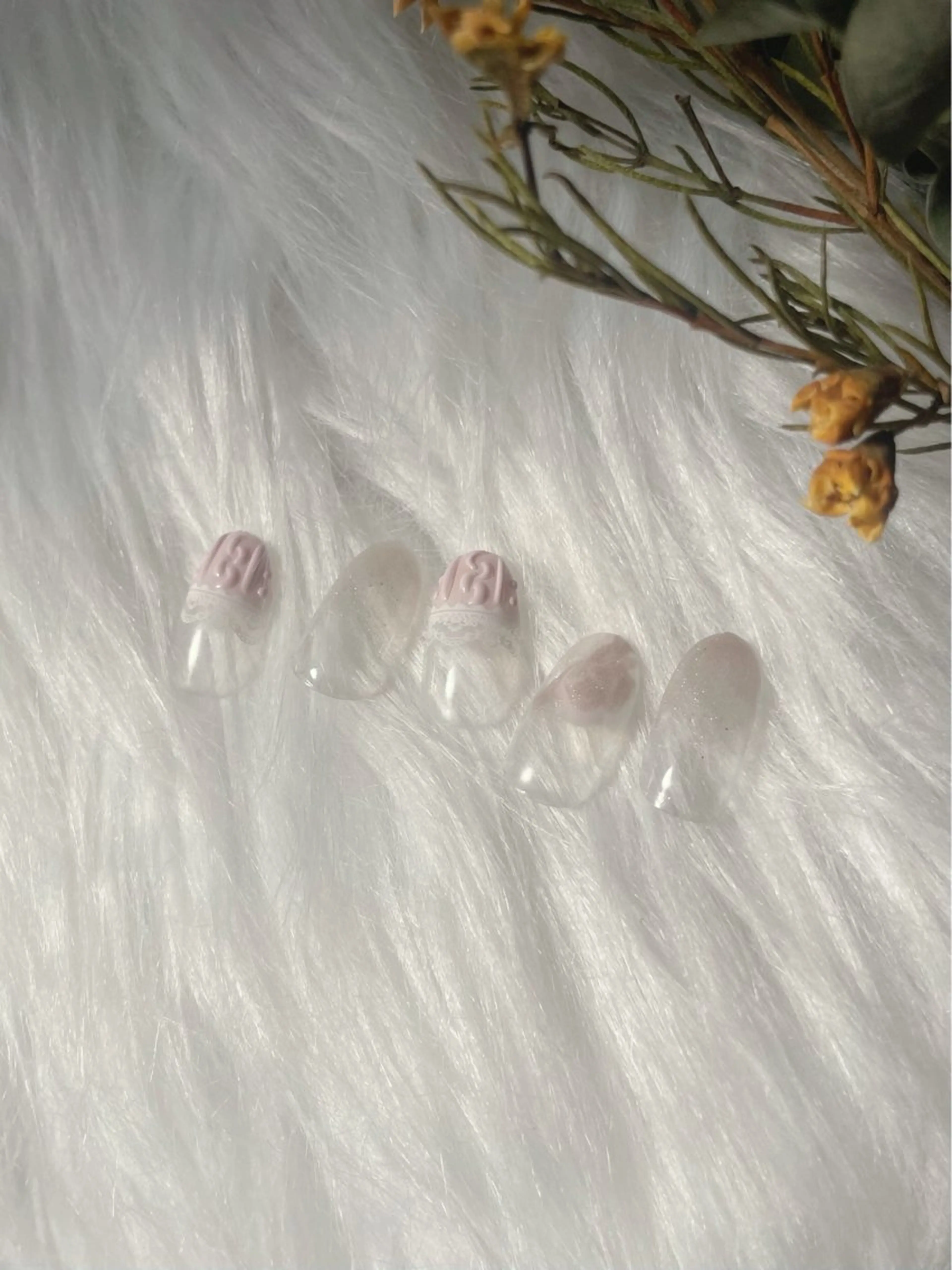 ネイル ブルー フレンチネイル キラキラネイル マグネットネイル シンプルネイル ハンドネイル timtam --sakiのネイルデザイン