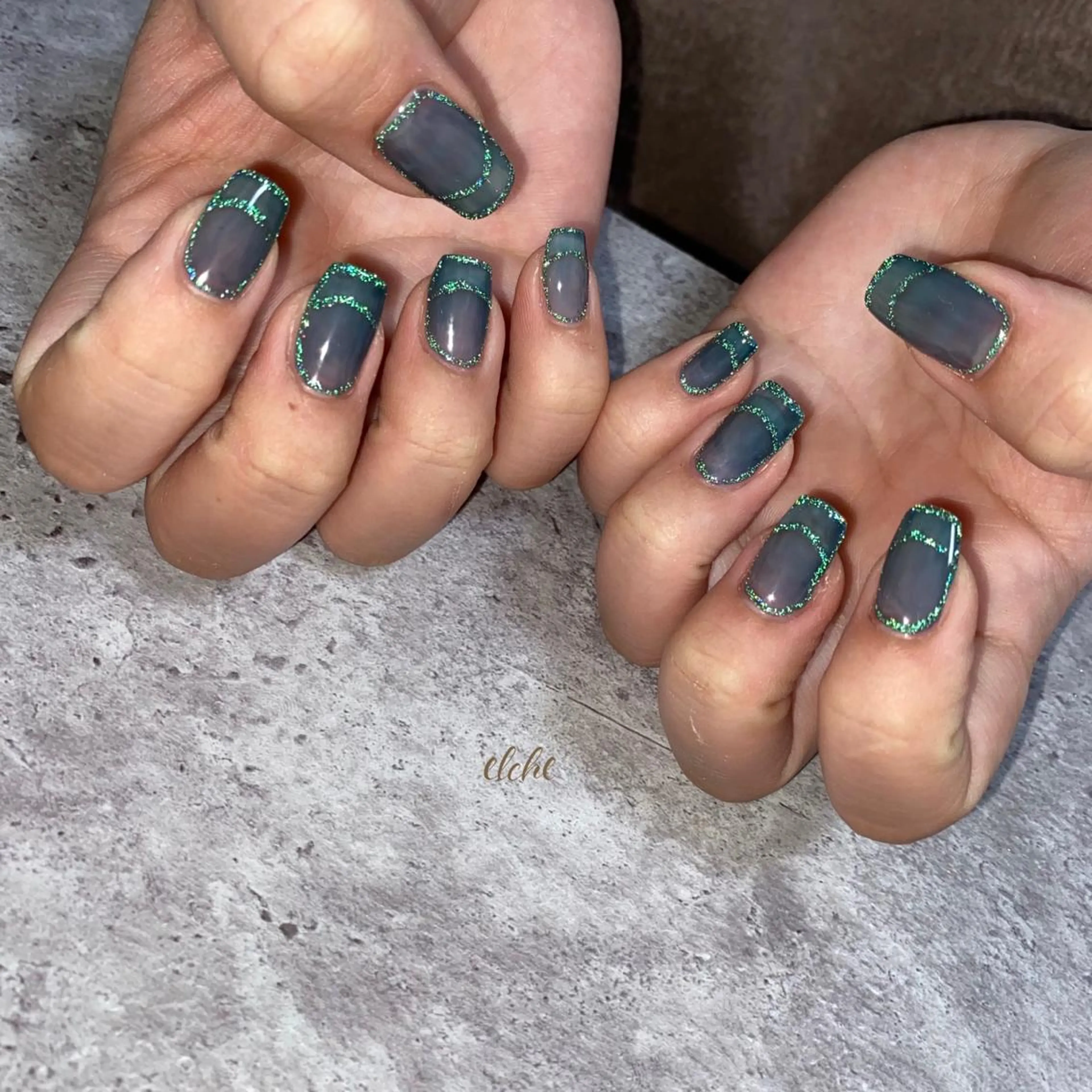 ネイル フラッシュネイル Rio 𓍼のネイルデザイン