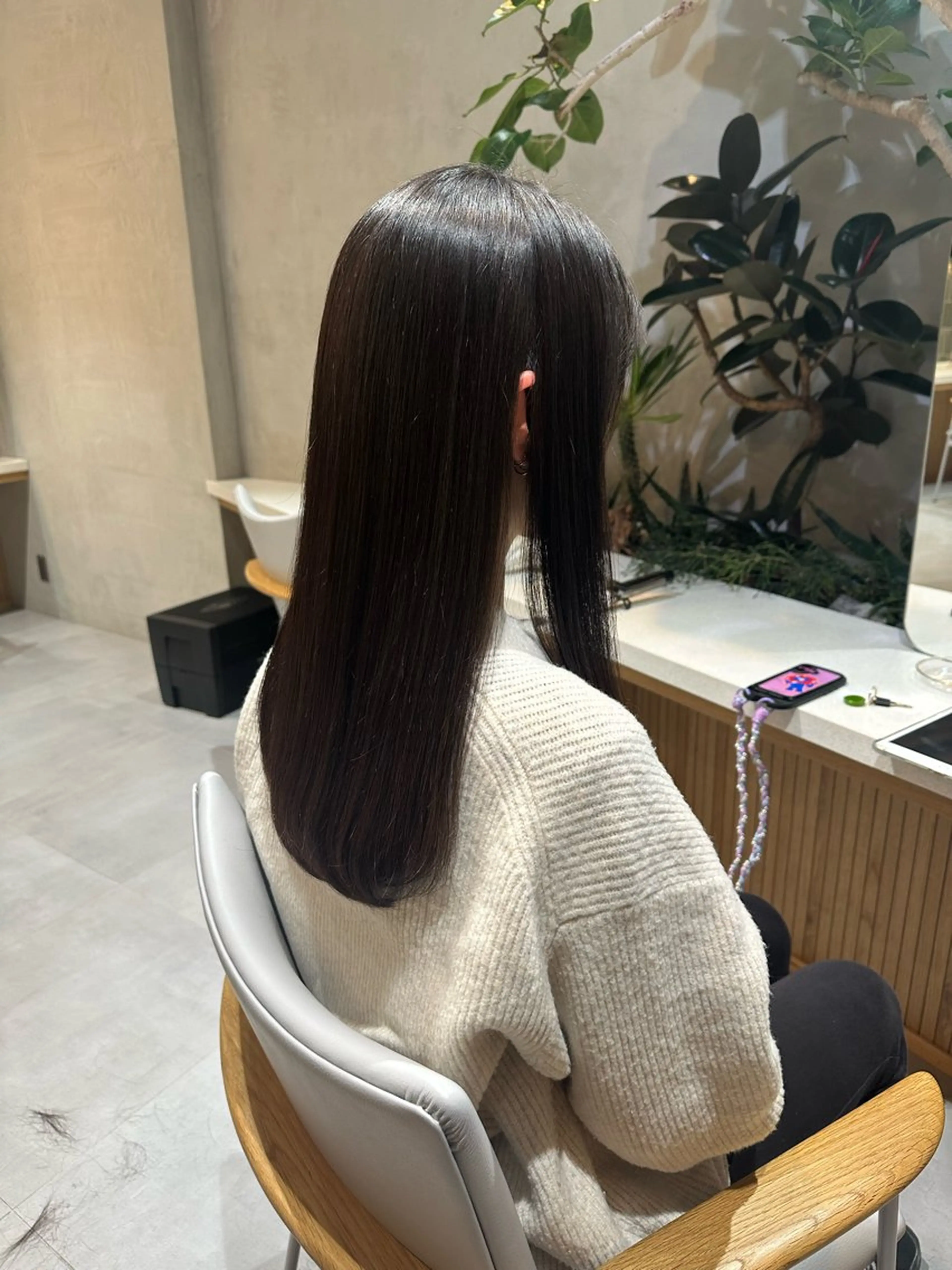 ロング トリートメント 和田 あおいのヘアスタイル