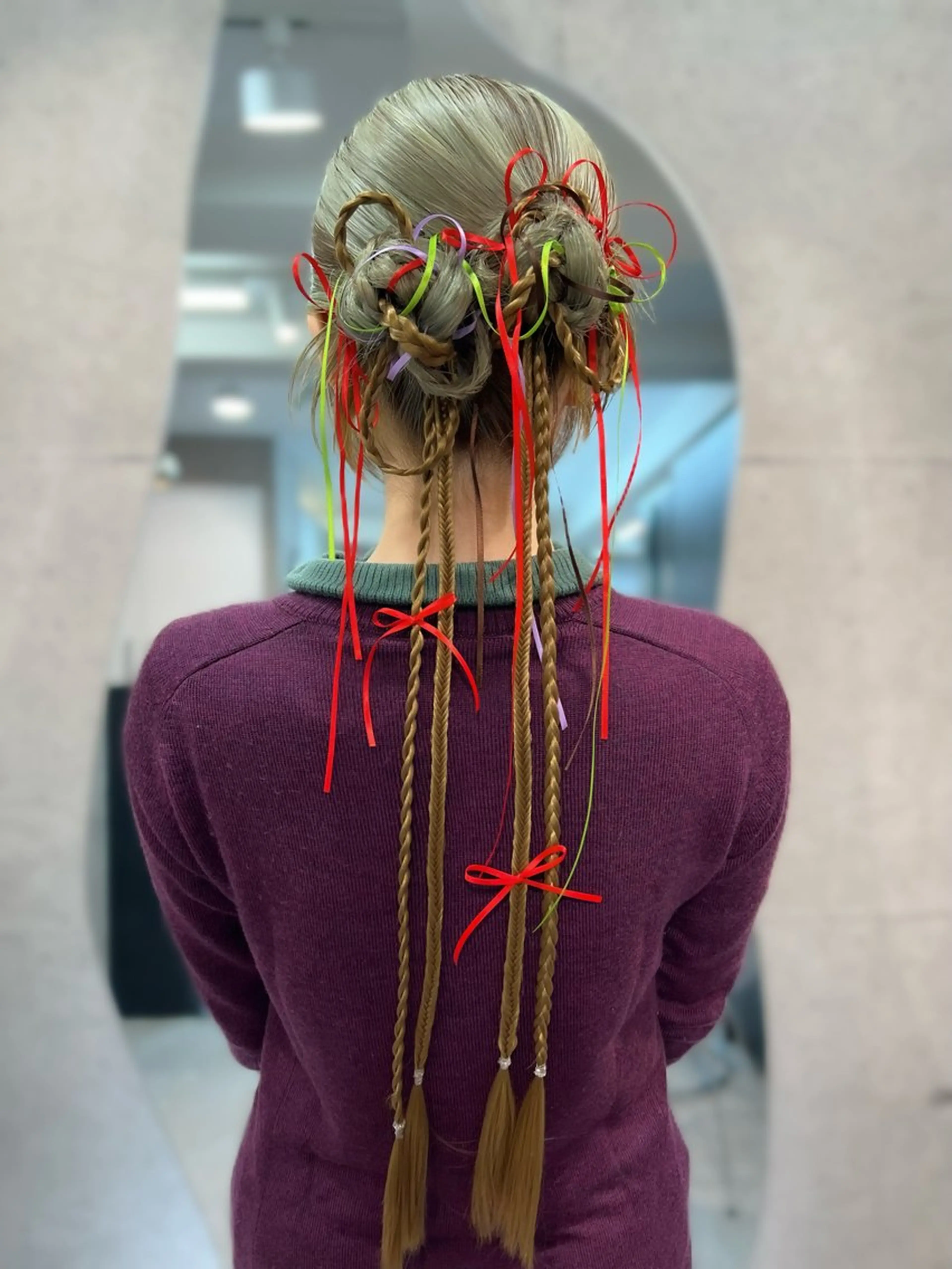 ロング ヘアアレンジ 着付け ヘアメイク/髪質改善 🎀Moeri🎀のヘアスタイル