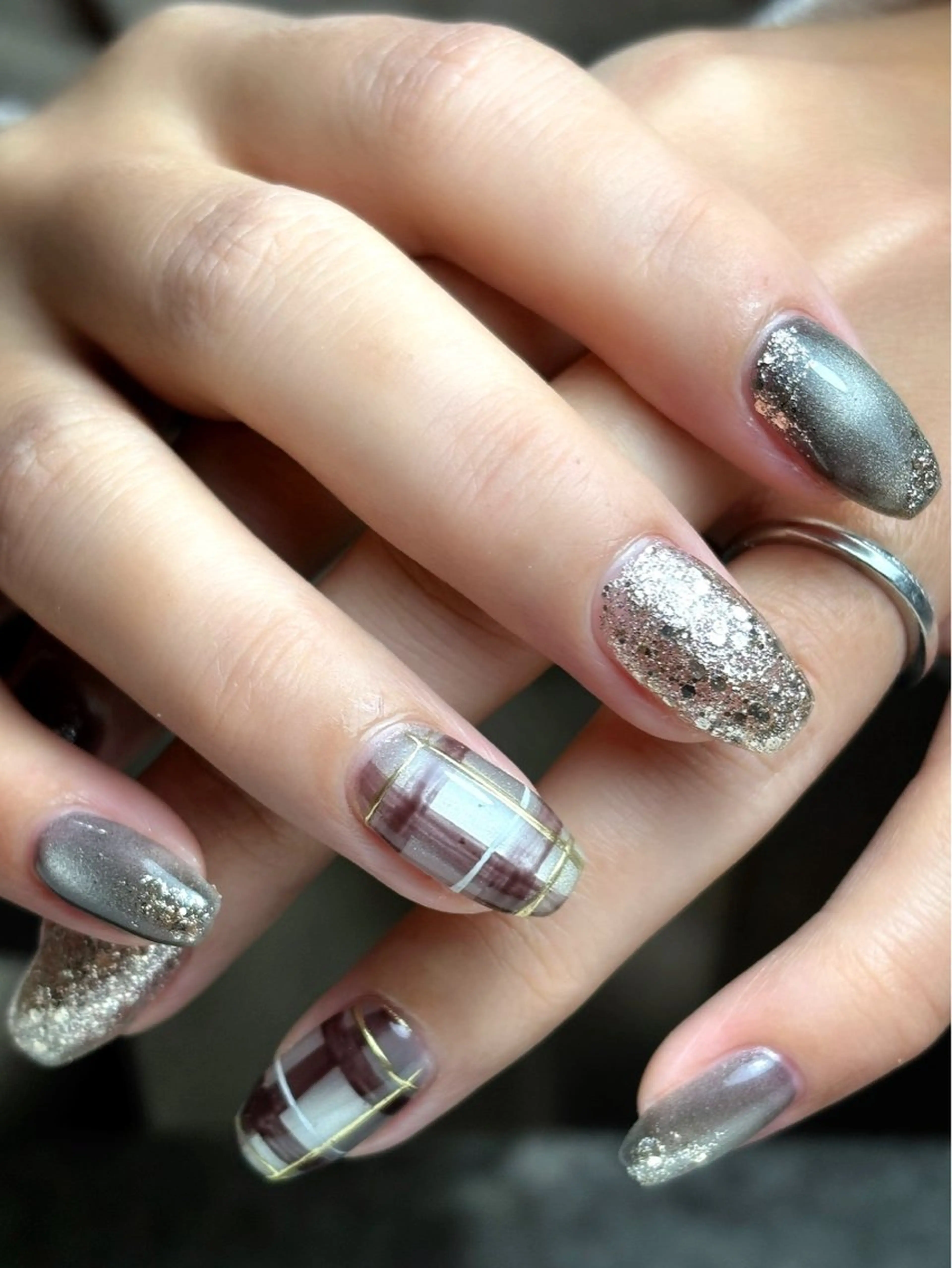 ネイル ハンドネイル Qmu nail まりなのネイルデザイン