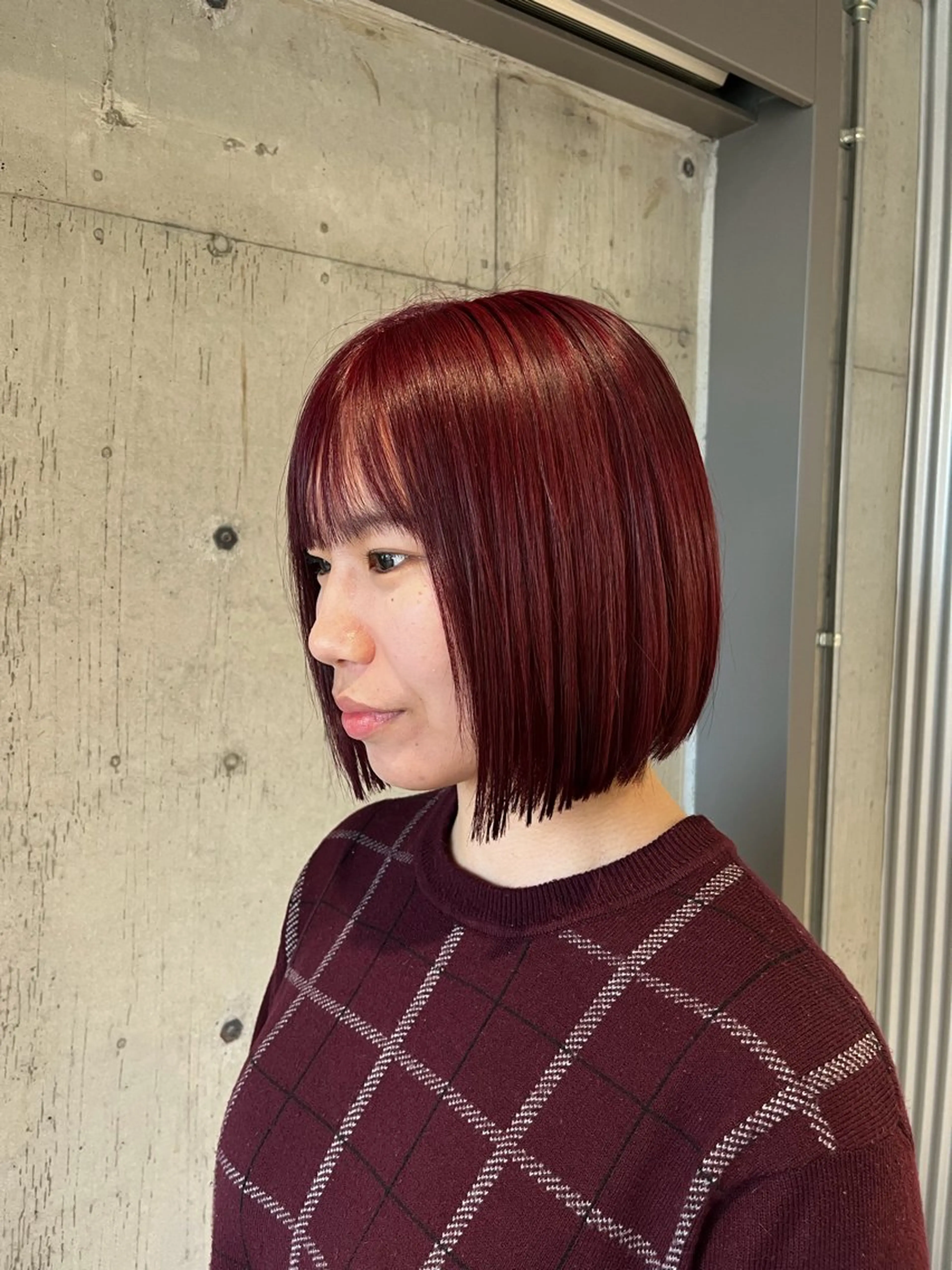 ミディアム カラー ヘアアレンジ カット ヘアカラー トリートメント ボブ×透明感カラー 特化・リクト💥のヘアスタイル